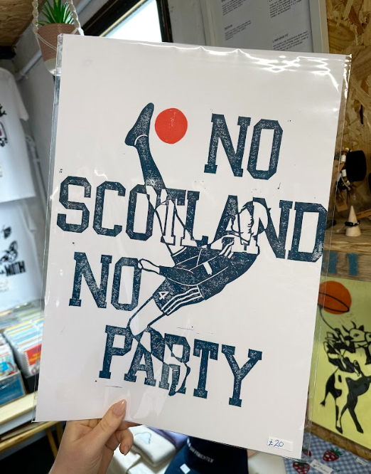 A3 World Cup Scotland Print