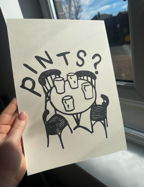 Pints? A4 Print