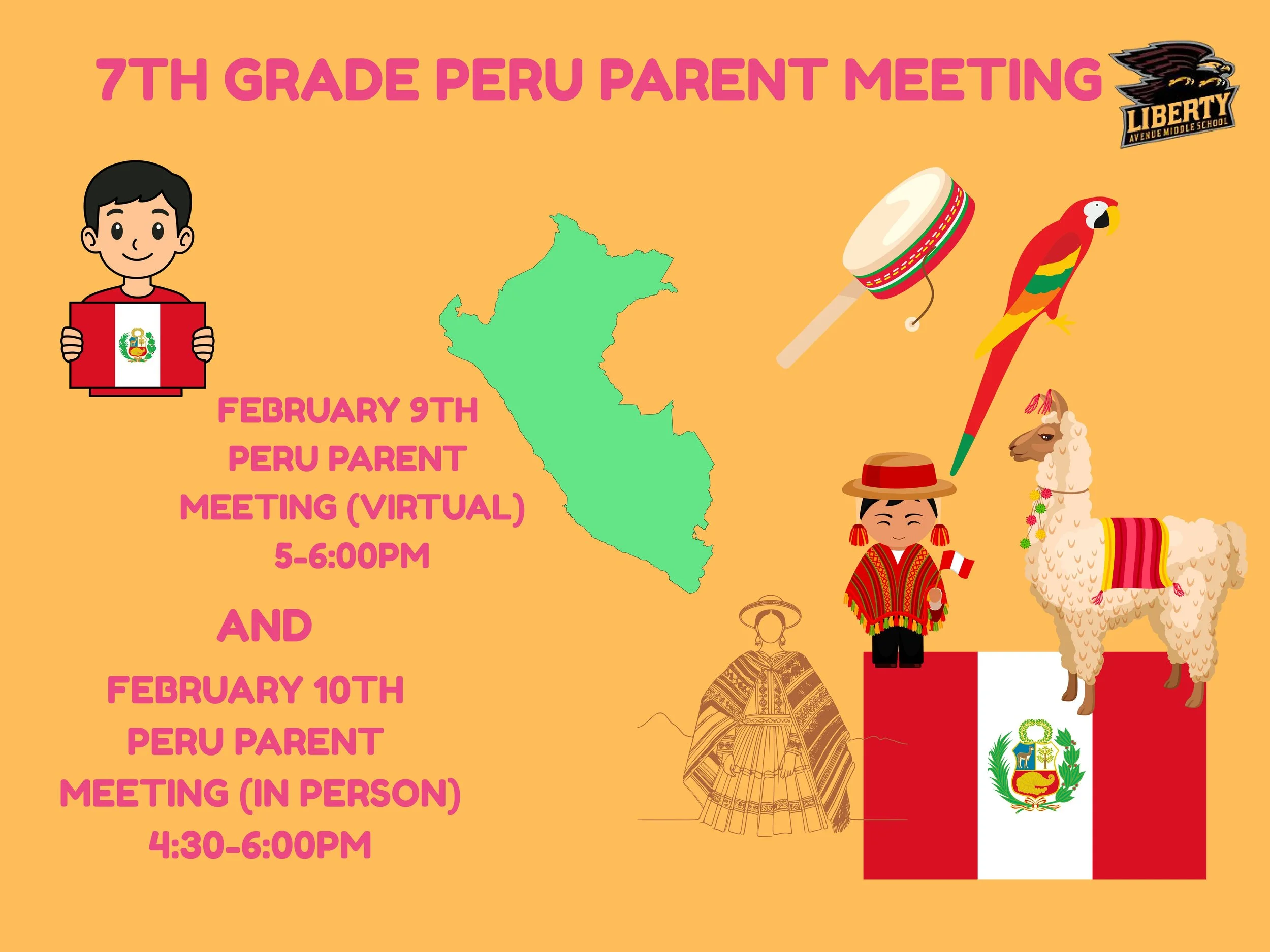 7th Grade Peru Parent Meeting