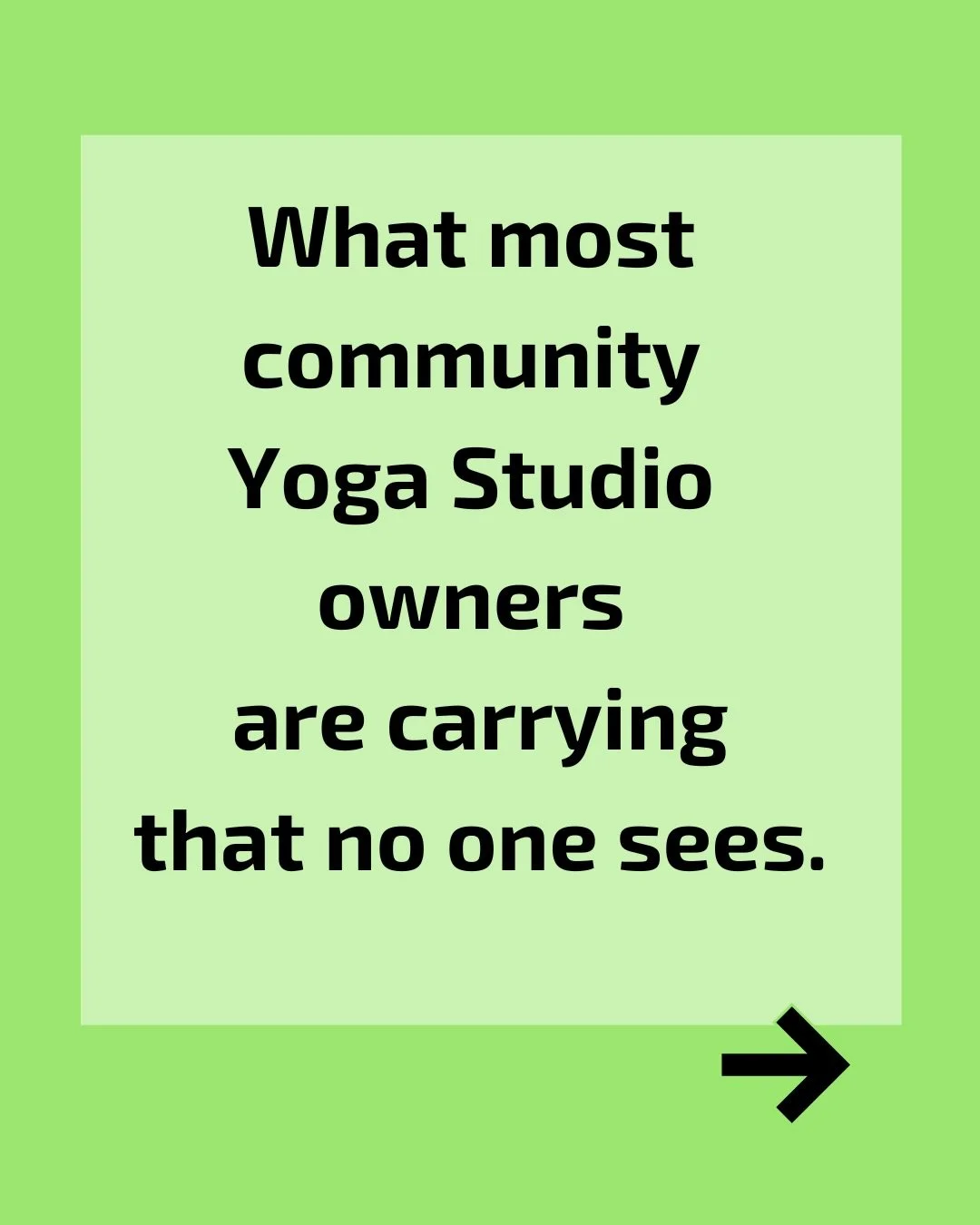 Running a community Yoga Studio means holding a lot that rarely gets acknowledged.

Most owners aren&rsquo;t stuck because they don&rsquo;t care or aren&rsquo;t trying hard enough. They&rsquo;re stuck because they&rsquo;re carrying decisions, people,