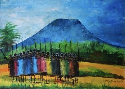 Maasai Chanting Oldonyo
