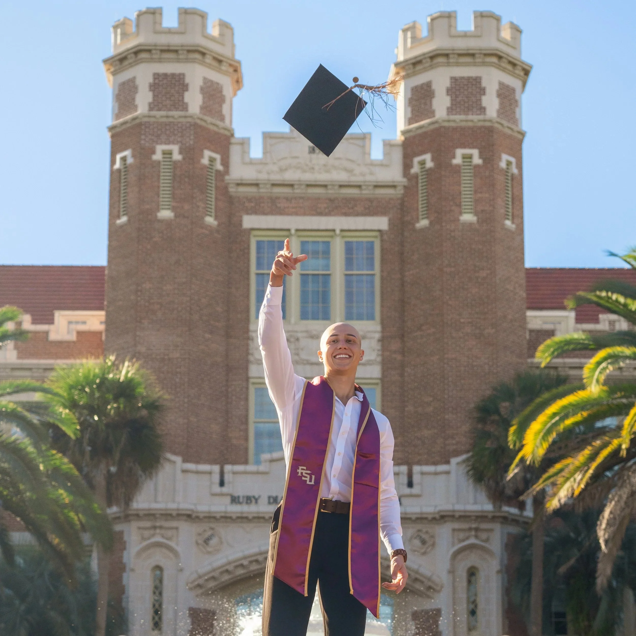 Florida State University Graduation Photo. FSU Grad Photo
