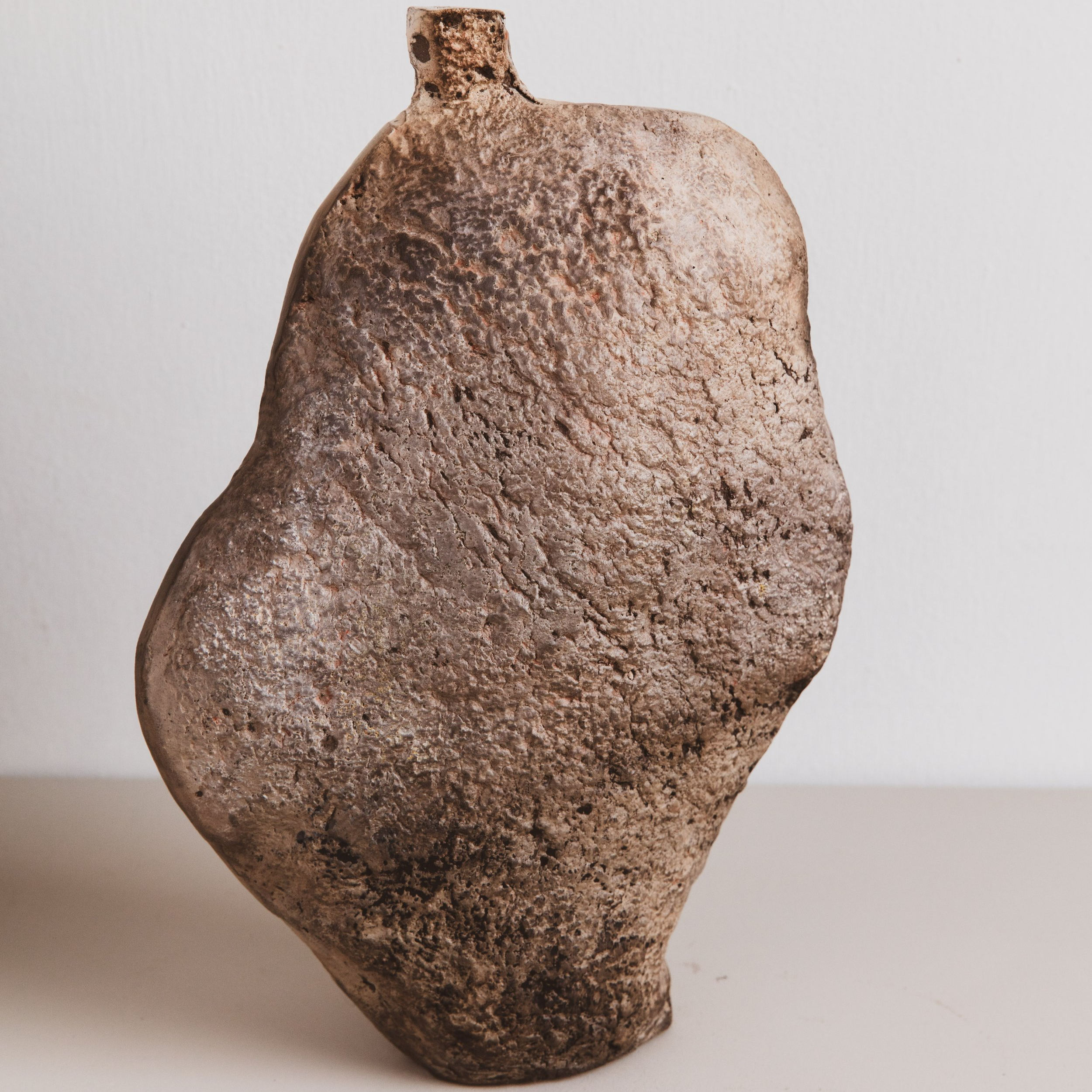 #36 🔴 Reminiscence No. 6, 2024, 12"H x 9"L x 4"W, stoneware clay, terra sigillata