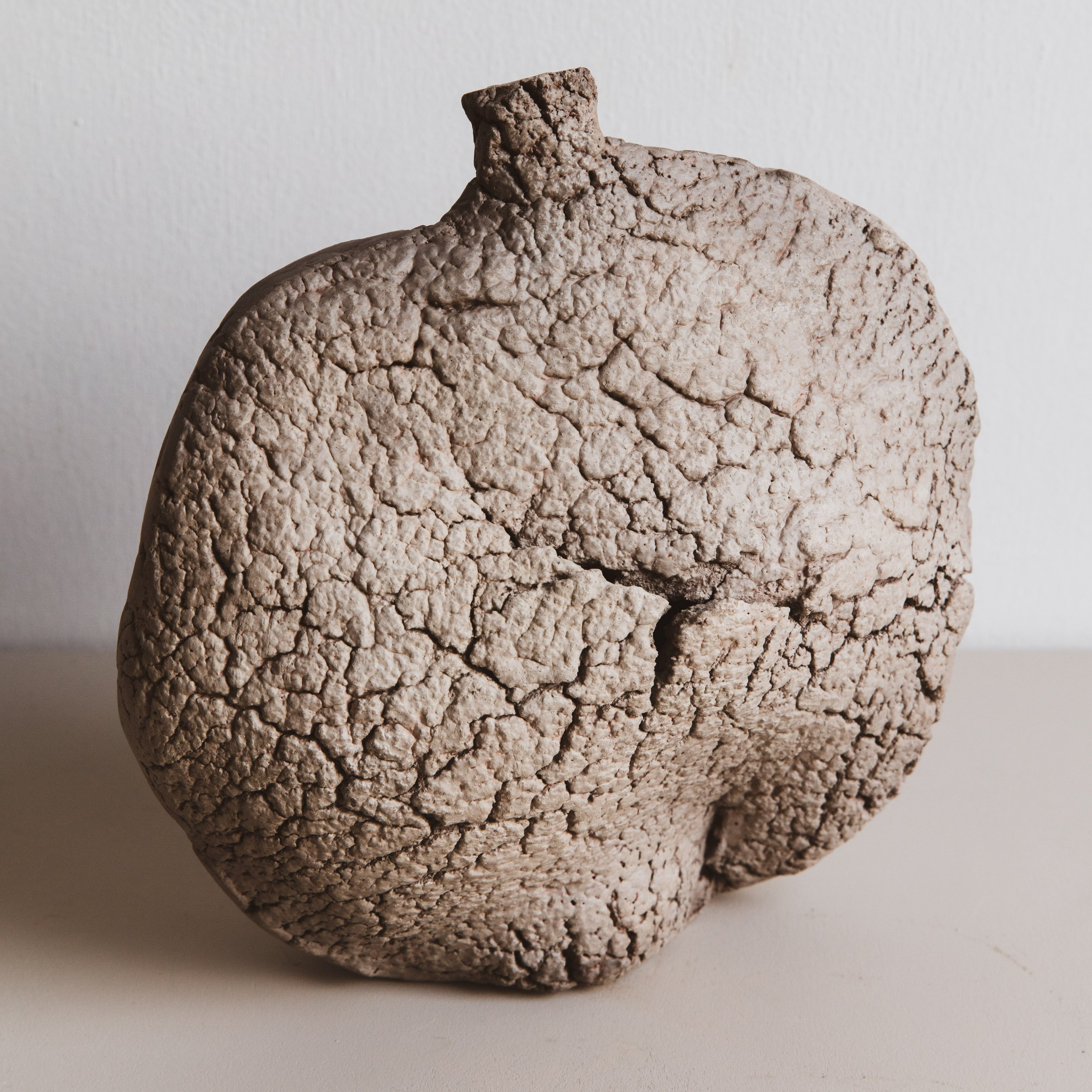 #34 Reminiscence No. 4, 2024, 9"H x 8"L x 3" W, stoneware clay, terra sigillata.