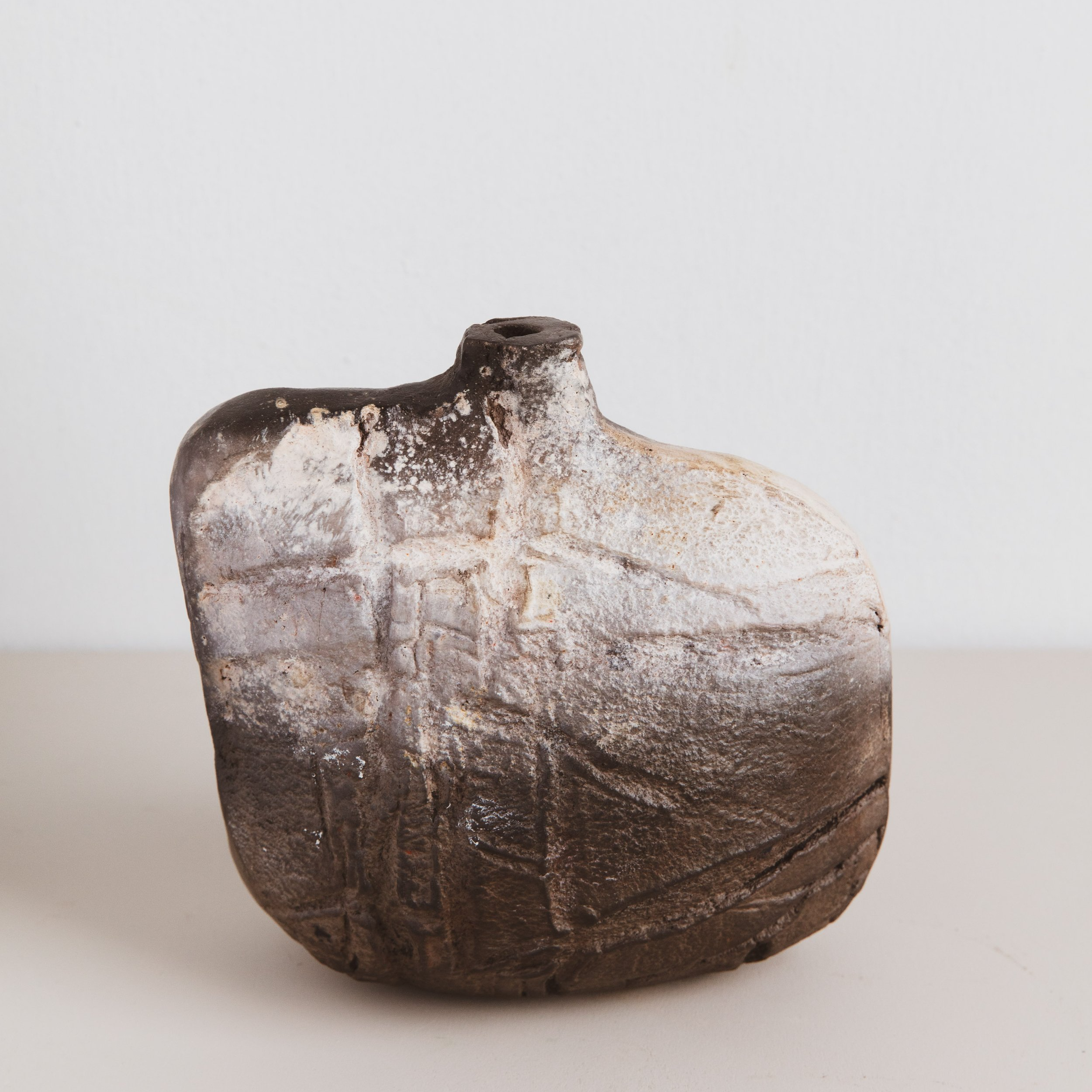 #31 Reminiscence No. 1, 2024, 7"H x 7"L x 3" W, stoneware clay, terra sigillata.