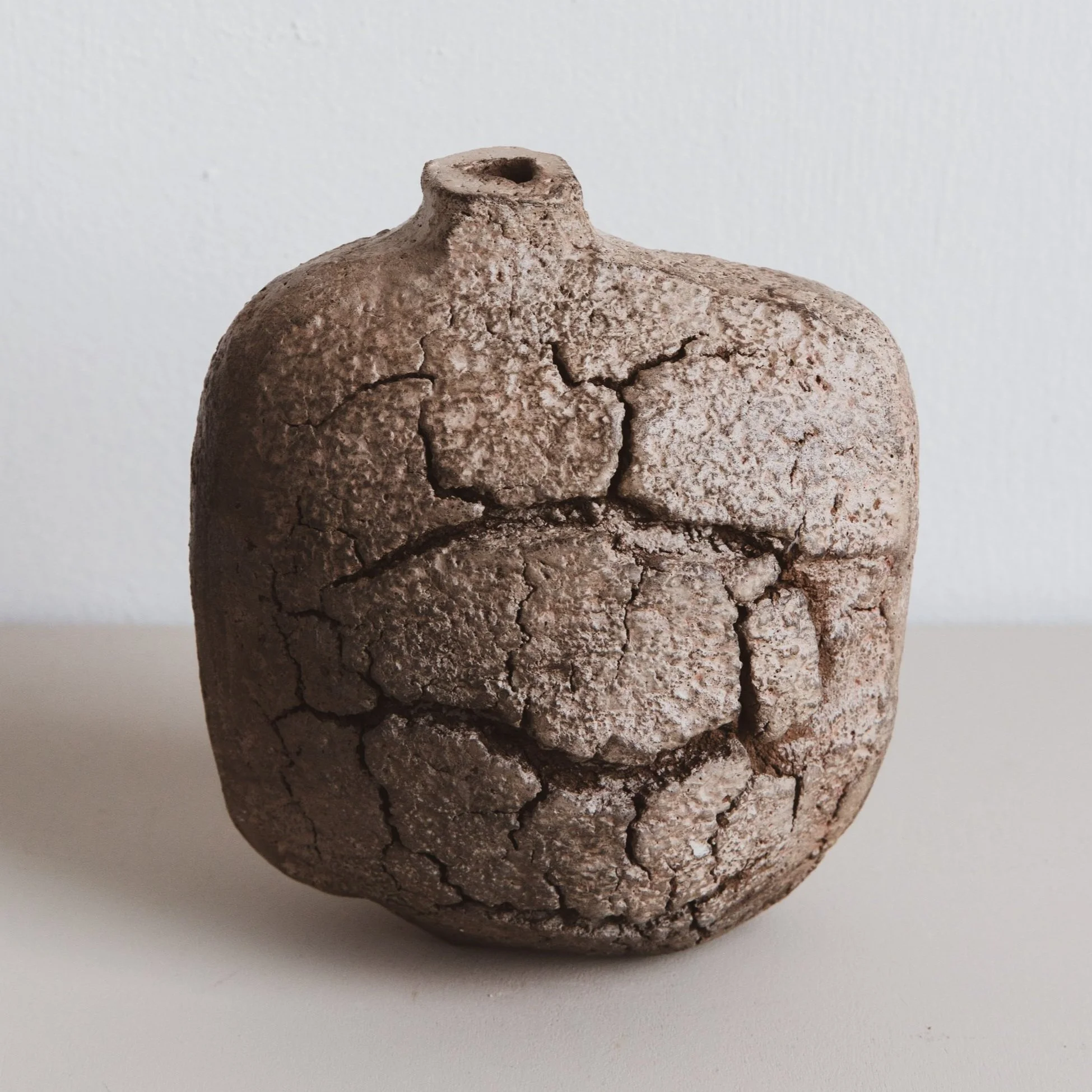 #32 Reminiscence No. 2, 2024, 5"H x 5"L x 2" W, stoneware clay, terra sigillata.