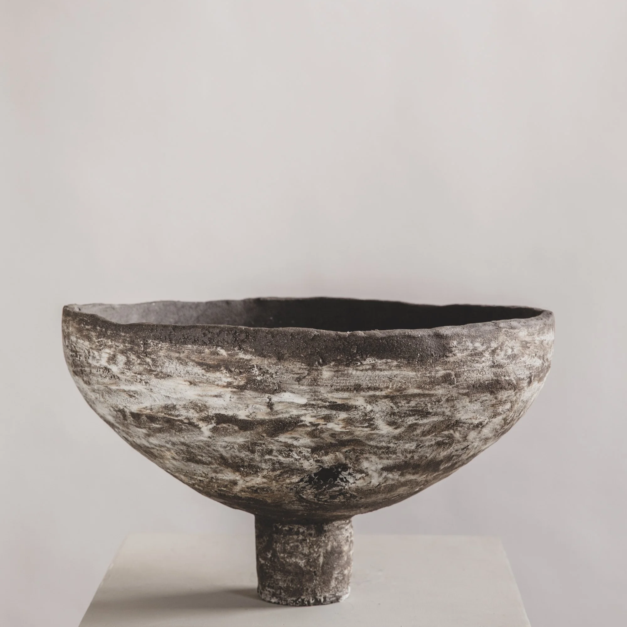 #52 Stoneware clay, porcelain, 9" H x 11"D,  2025, $3,600