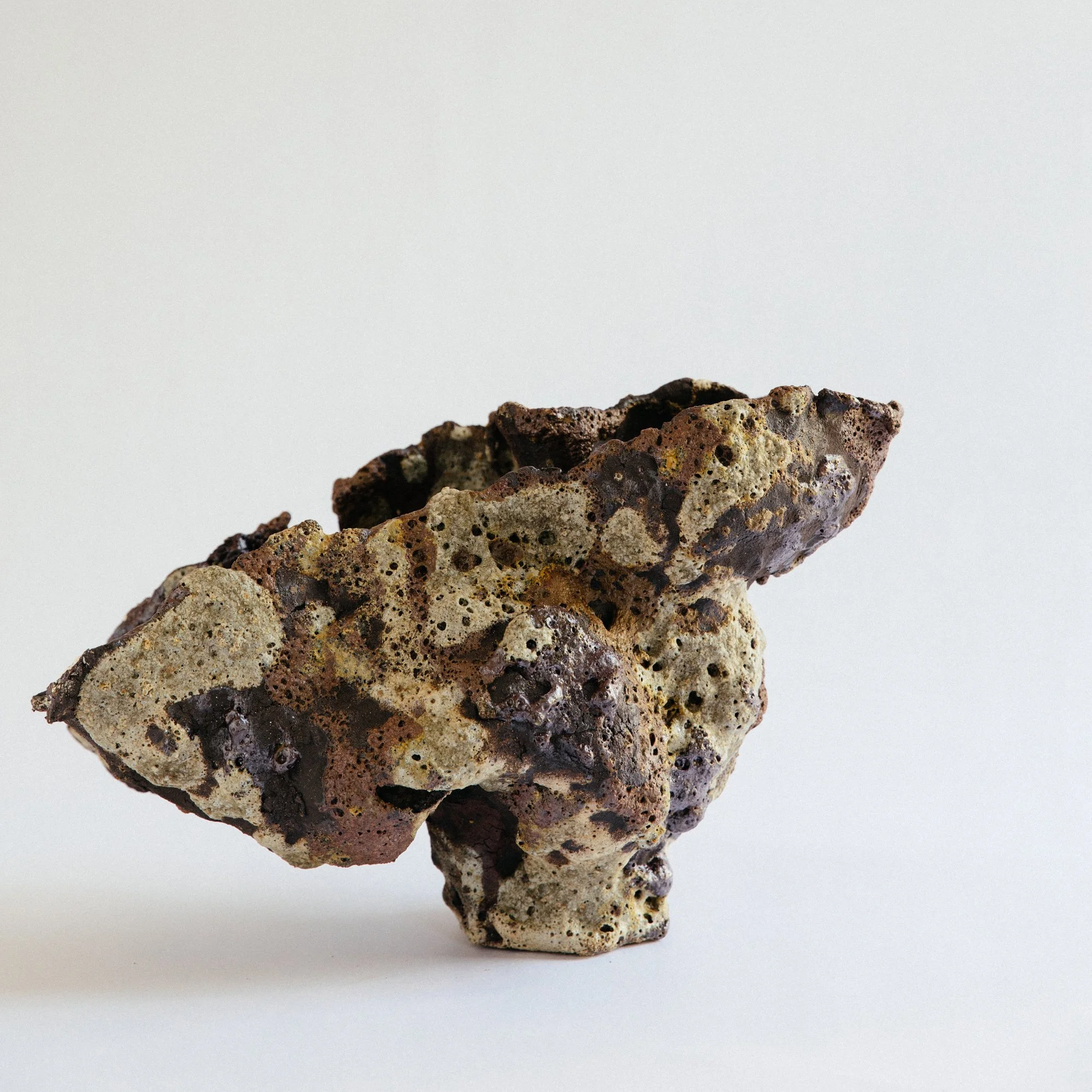 #2604, Stoneware clay, wild clay, 10"H x 6.5"W x 16"L, $4,500