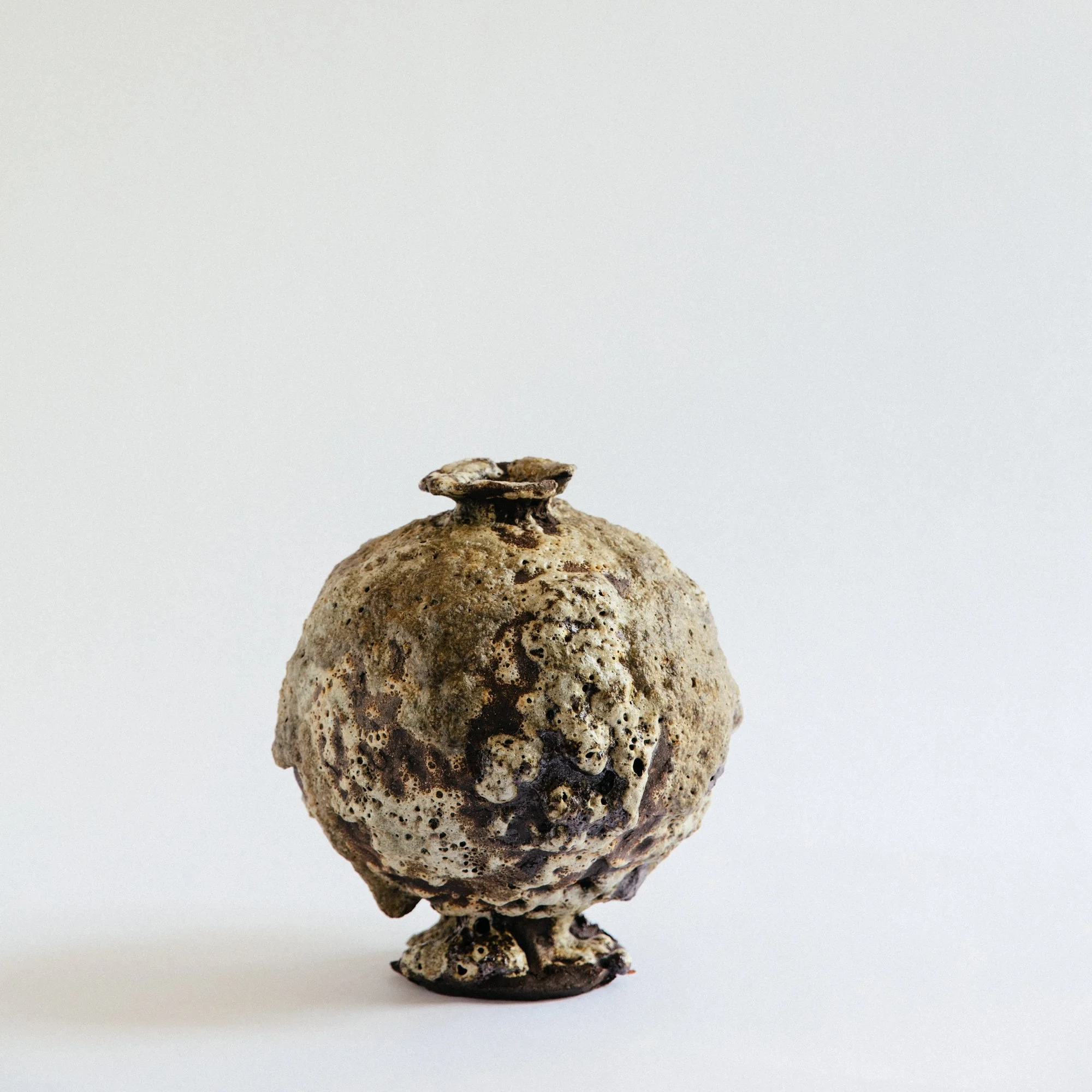 #2602, Stoneware clay, wild clay, 9"H x 8"W, $3,600
