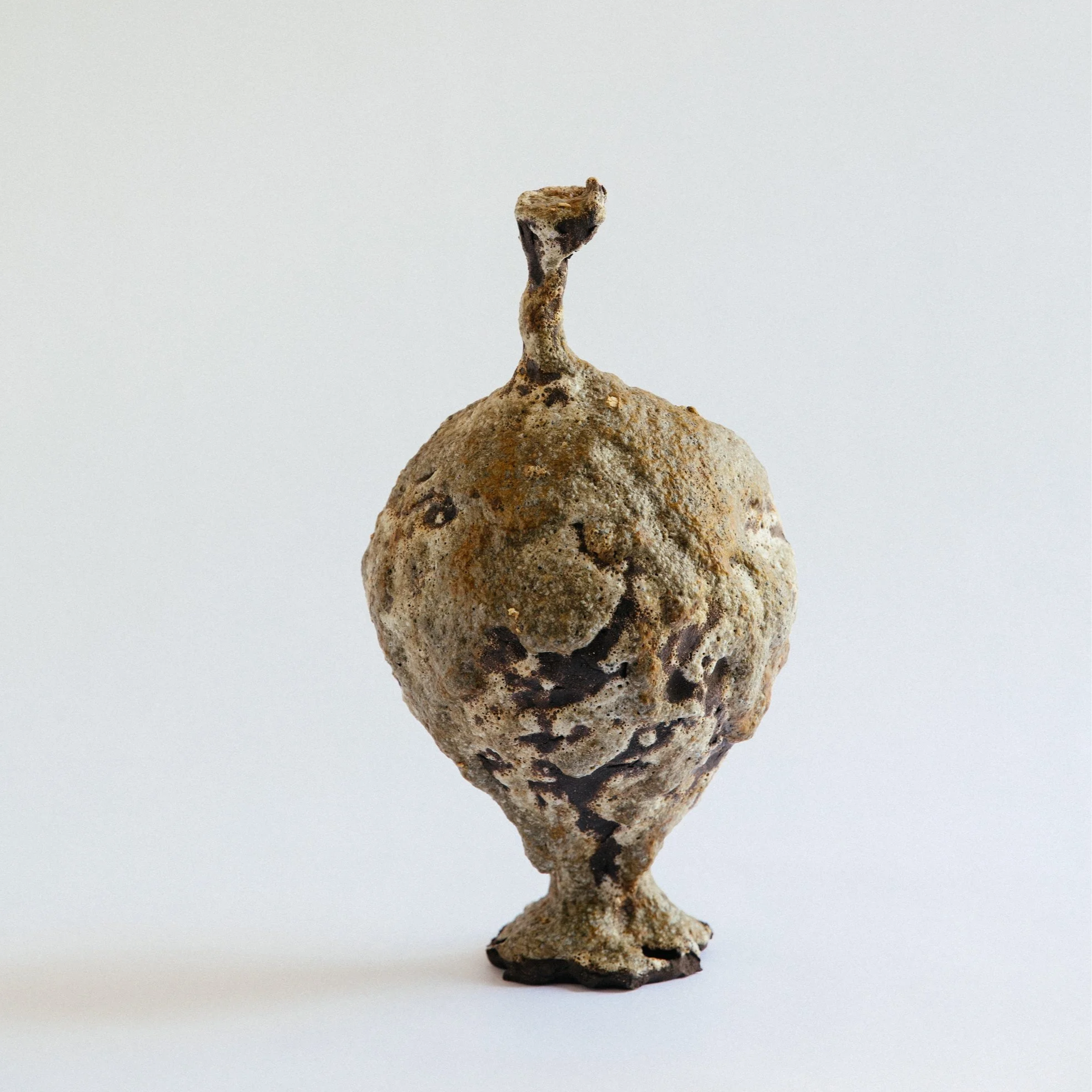 #2601, Stoneware clay, wild clay, 13.5"H x 7"W, $4,500