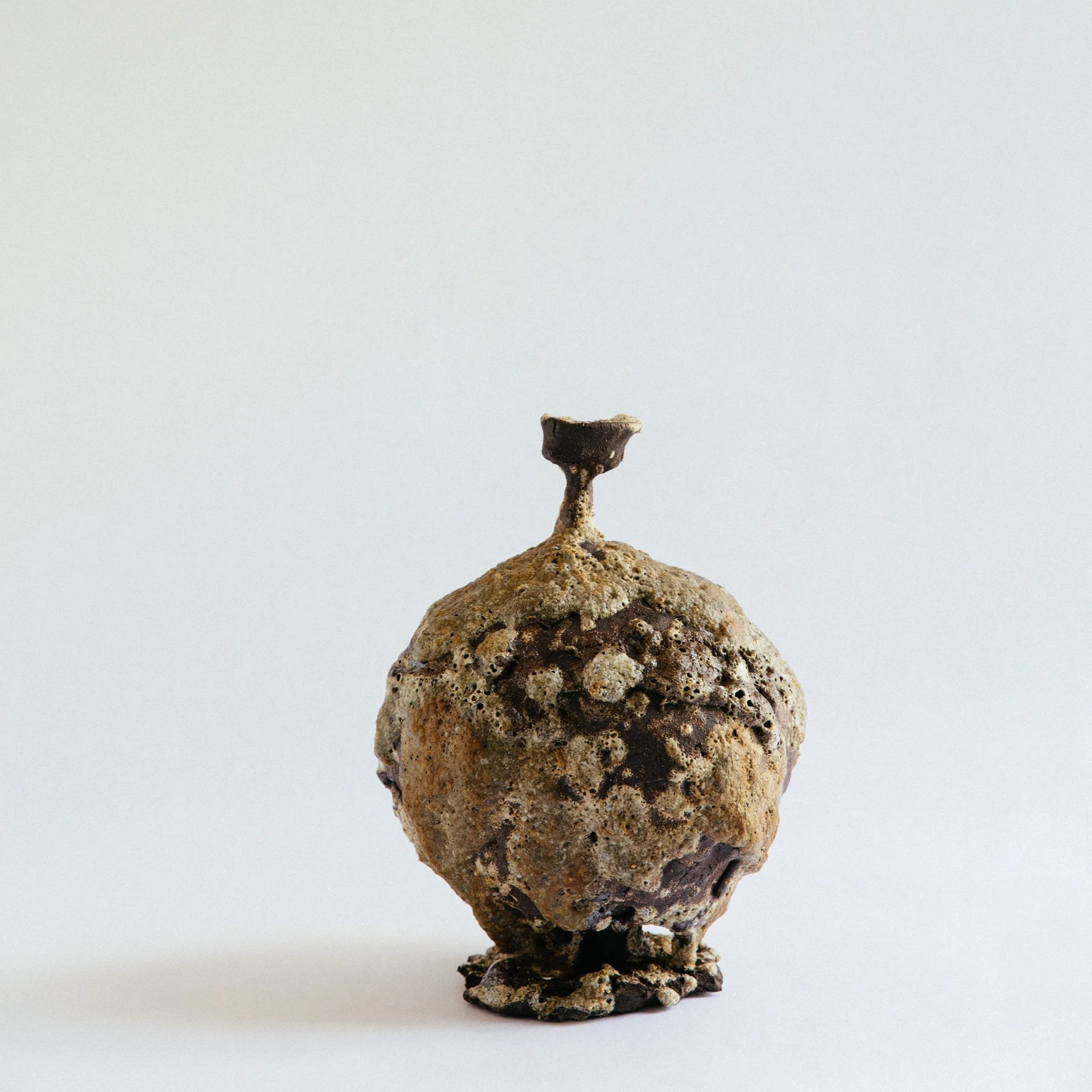 #2610, Stoneware clay, wild clay, 10"H x 7.5"W, $3,600