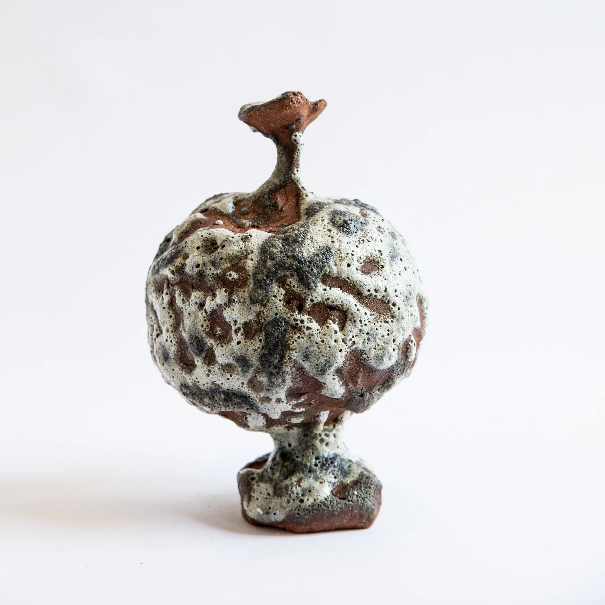 #2606, Stoneware clay, wild clay, 7.5"H x 5"W, $1,800