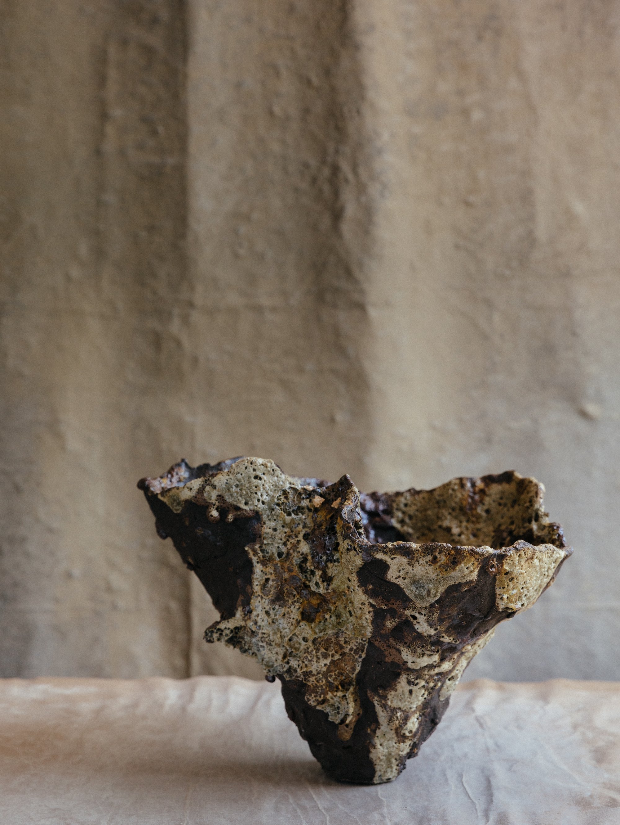 Strata #03
Stoneware clay, wild clay, 10"H x 10.5"W x 12.5"L,
$3,600
