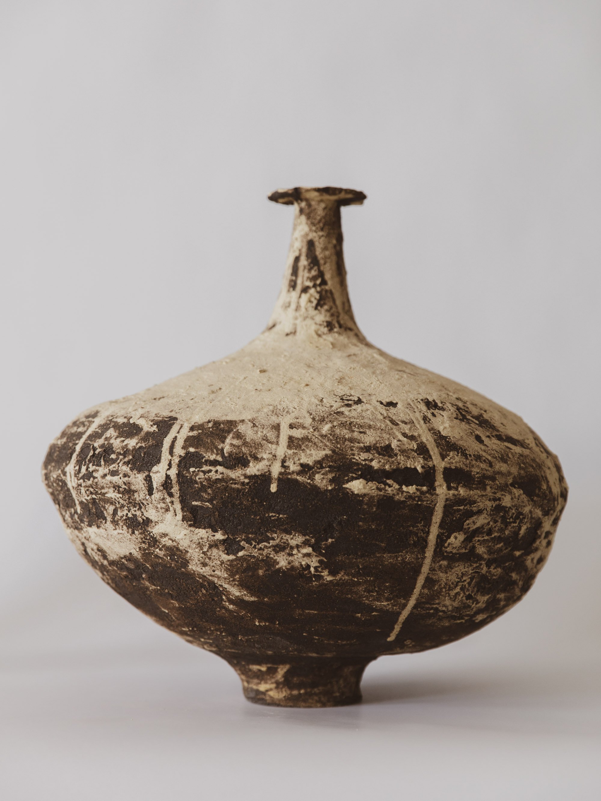 Sculpture clay, local (wild) Utah clay, 19"H x 18"D, 2023