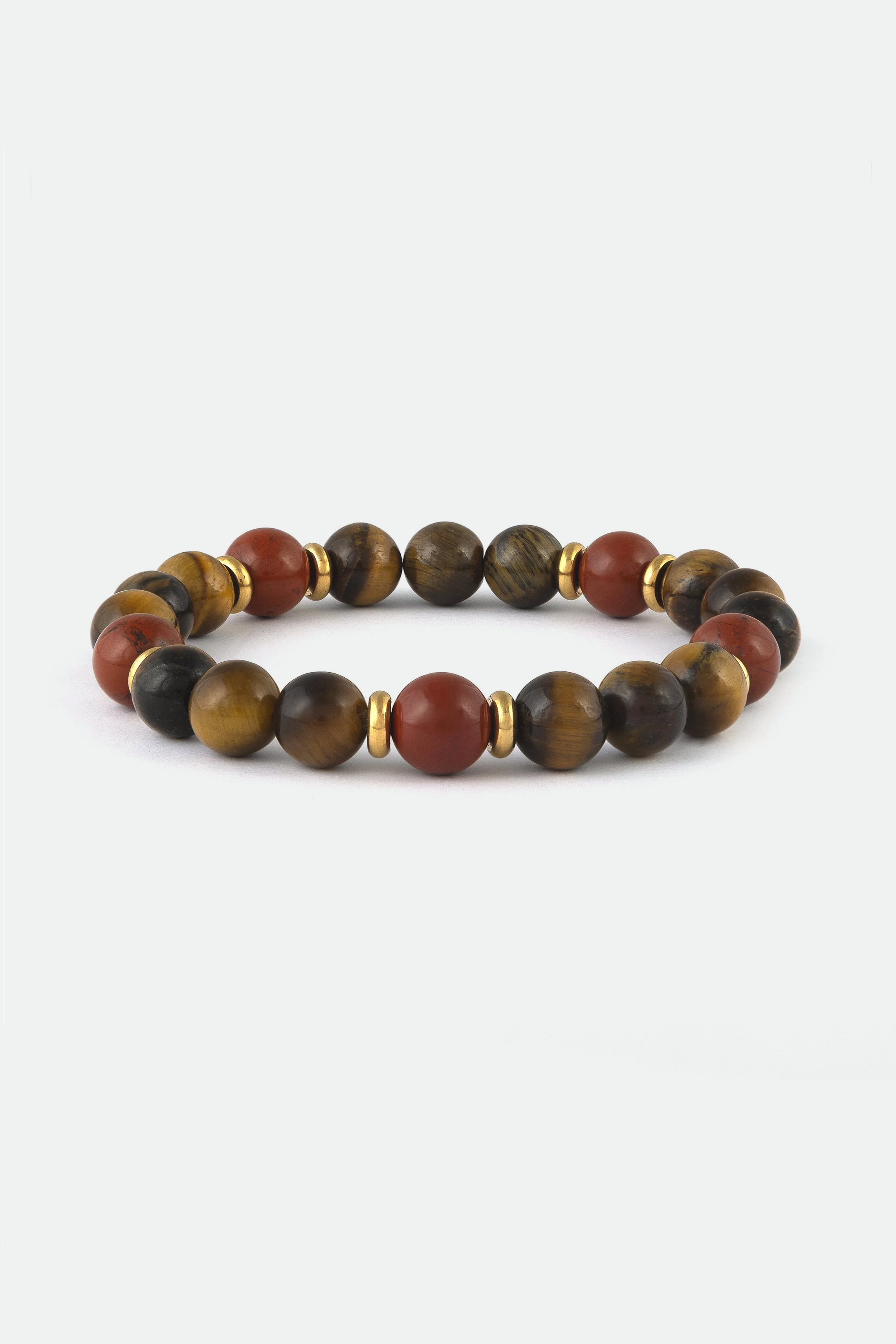 Tiger's Eye & Red Jasper Empowerment Bracelet