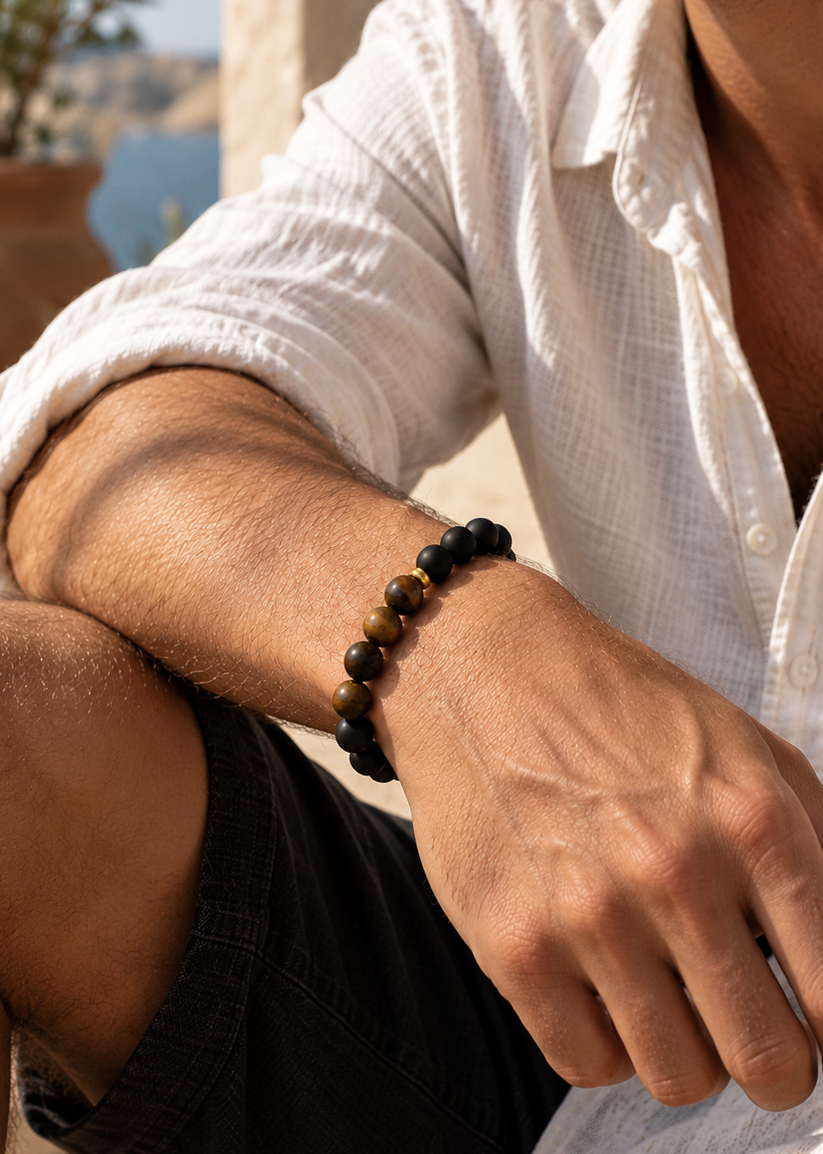 Tiger Eye & Black Onyx Bead Bracelet.png