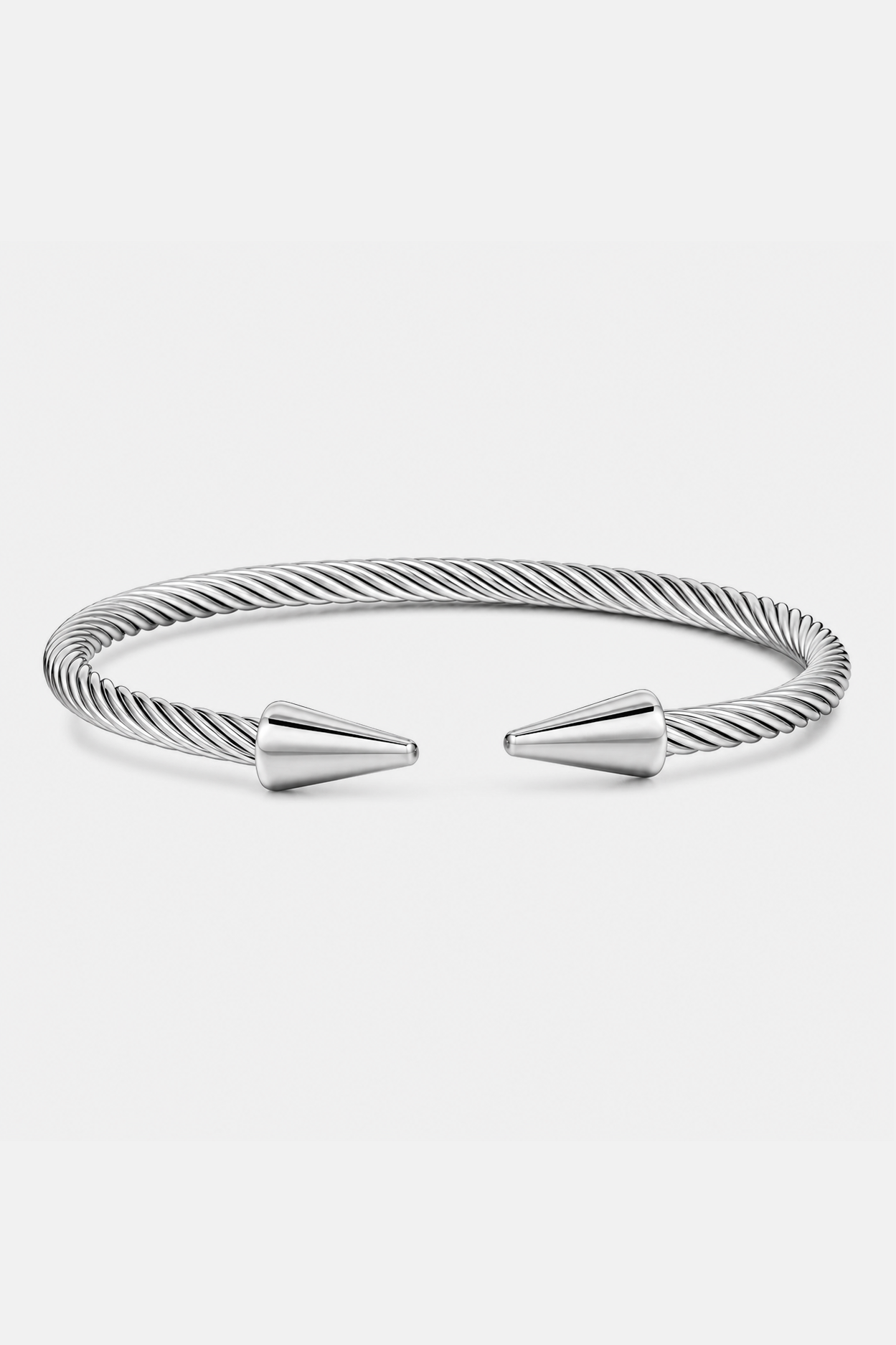Twisted Cuff - Titanium