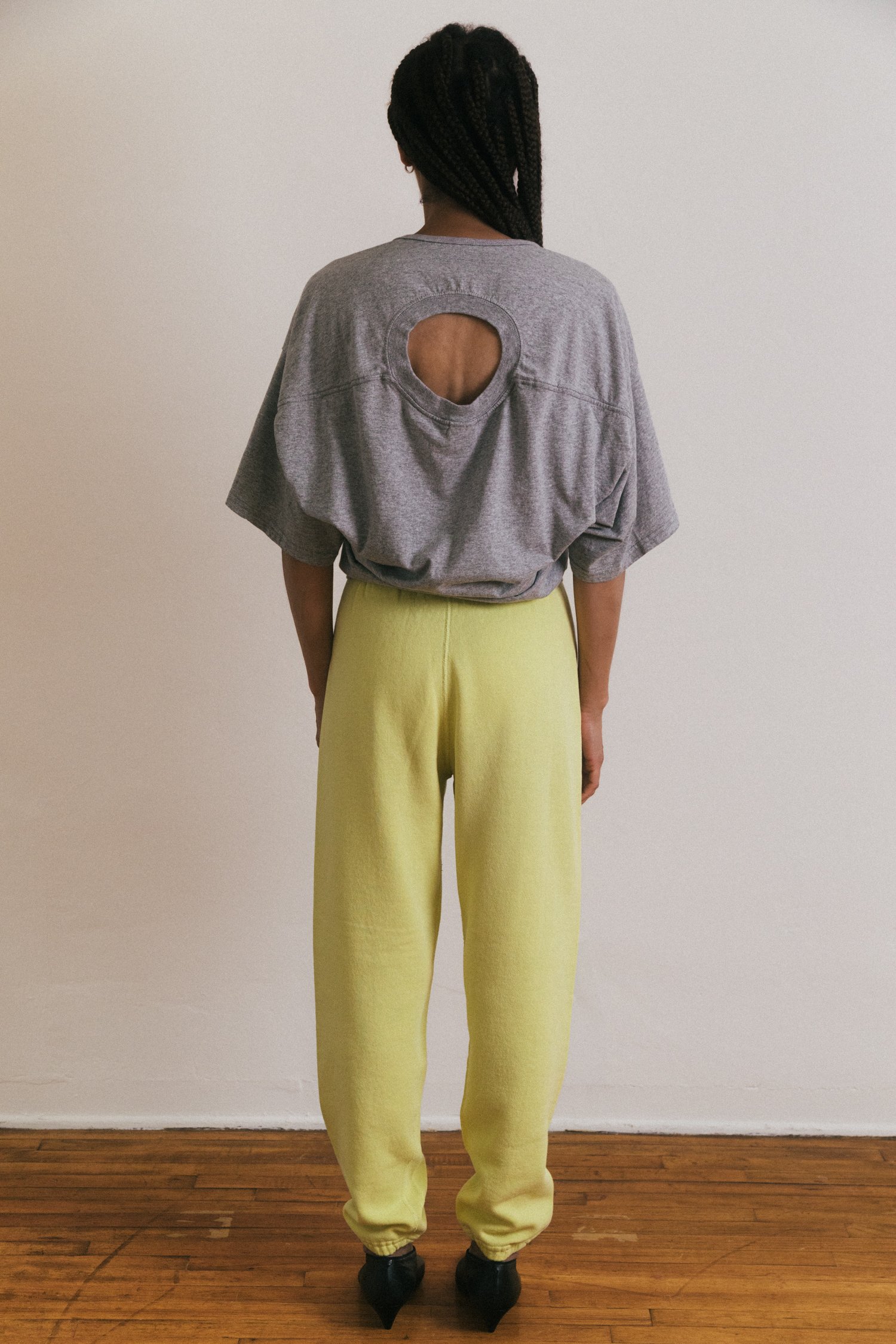 Heather Grey Slouch Top