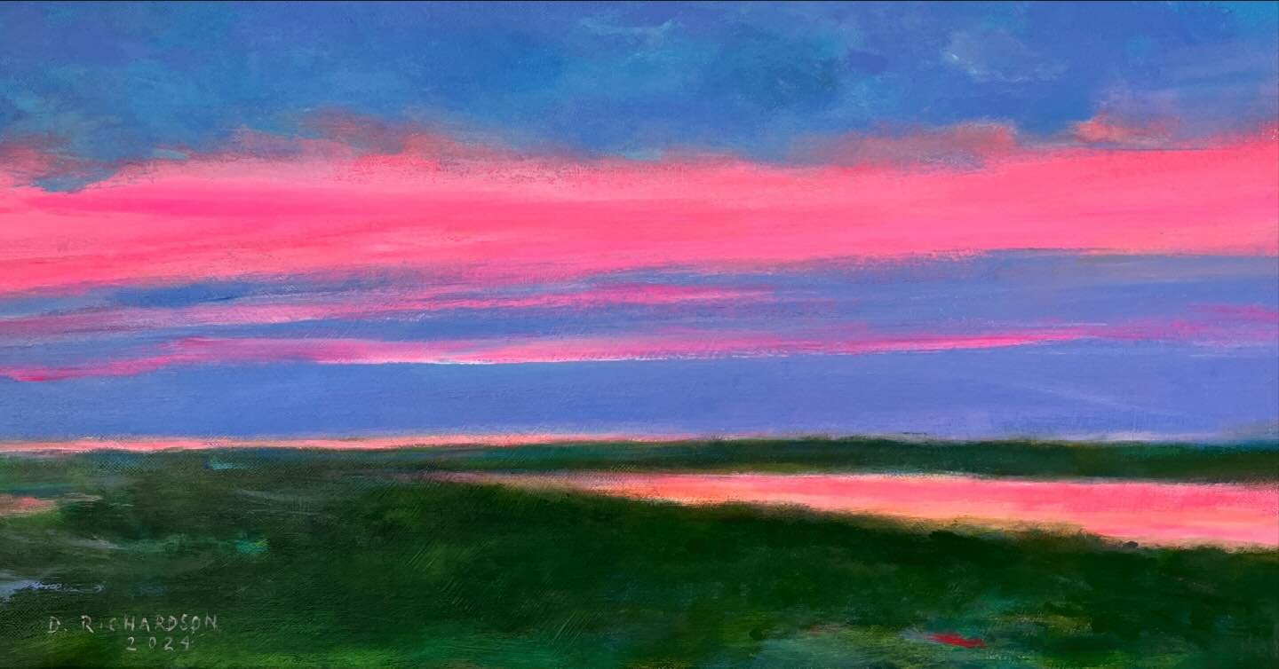 evening solitude
#newpainting  12&rdquo; x 24&rdquo;  acrylic gouache on canvas
#luminouspainting  #intercoastalwaterway  #acrylicartwork  #paintings  #eveningskies 
#contemporarylandscapepainting  #tonalism 
#affordableart  #guildofcharlotteartists