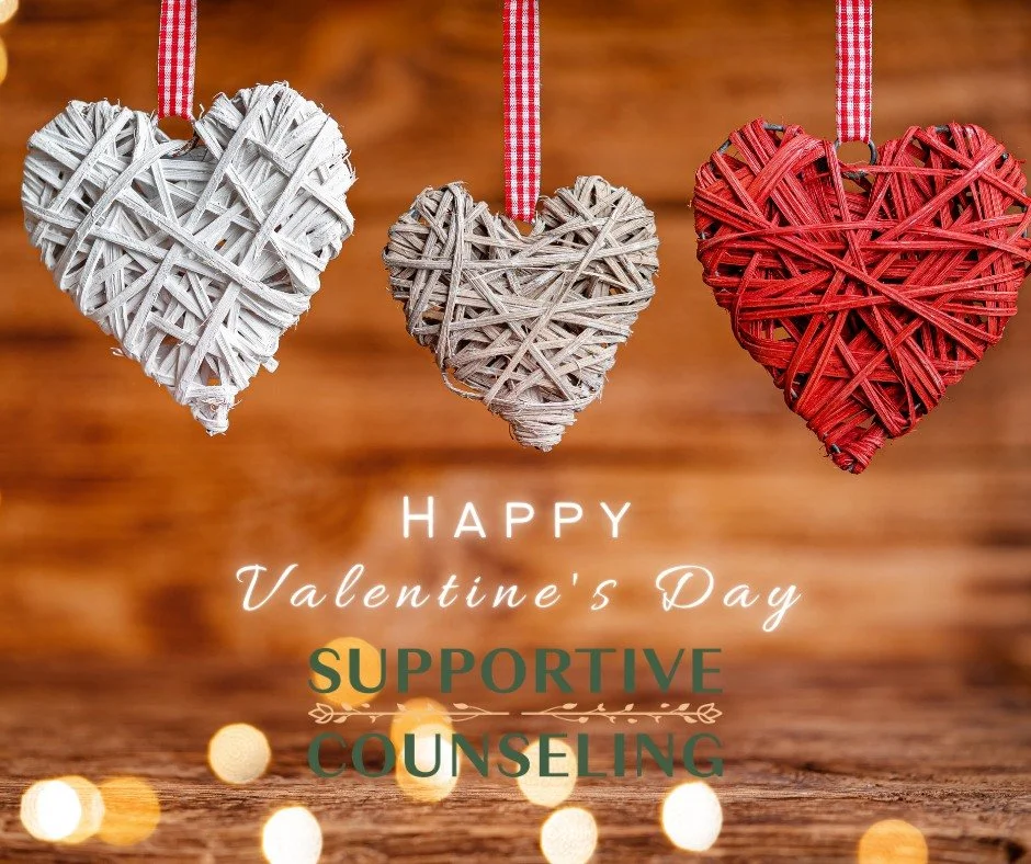 ❤️ Happy Valentine's Day! ❤️

Today is a perfect reminder to celebrate self-love and the supportive relationships that enrich our lives. 🌸 At Supportive Counseling, LLC, we understand that taking care of your mental health and nurturing healthy conn