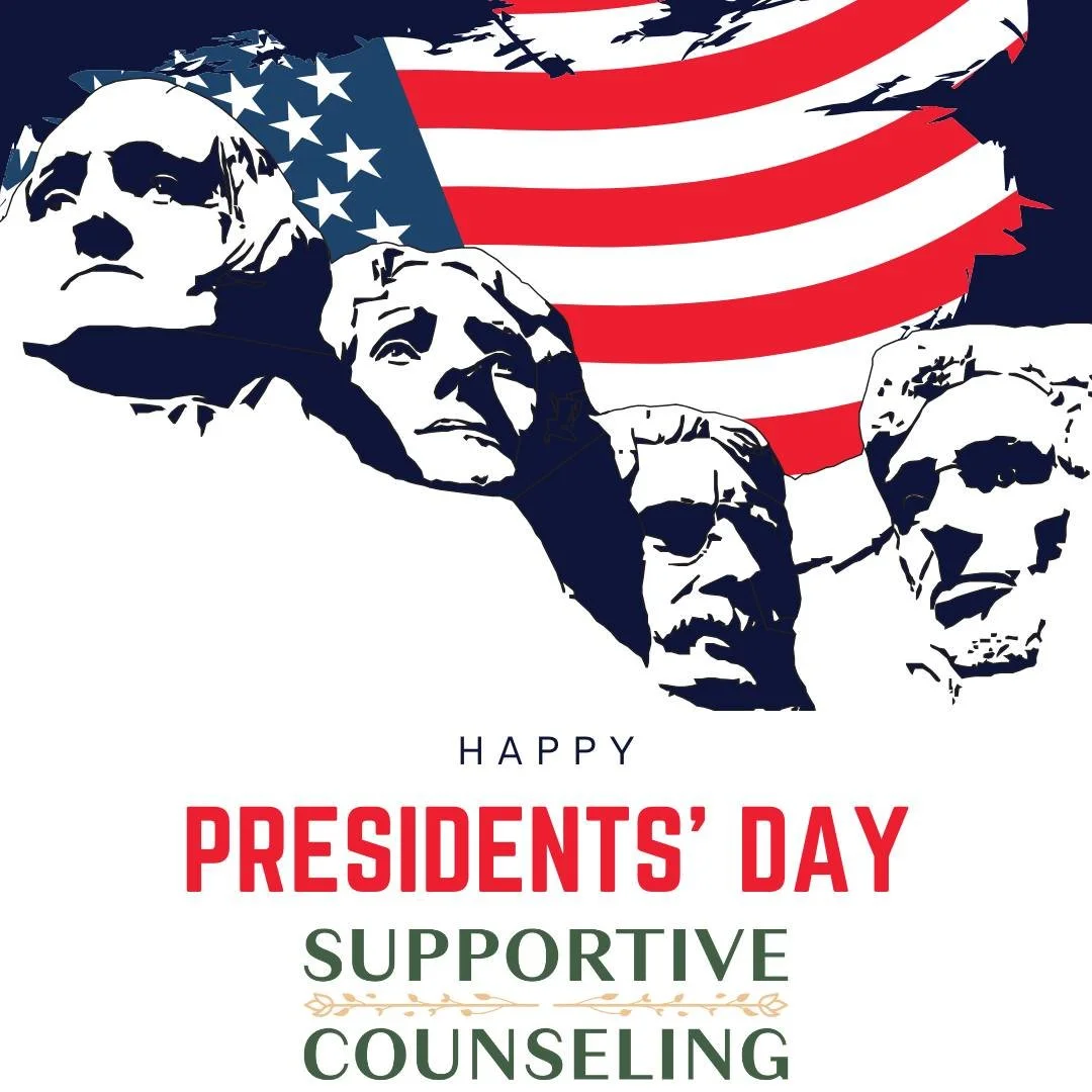 Happy Presidents' Day!

Today, we celebrate the leaders who inspire us with their compassion, resilience, and integrity. 🌟 At Supportive Counseling, LLC, we believe that true leadership begins with self-awareness and emotional well-being.

🗽 Leader