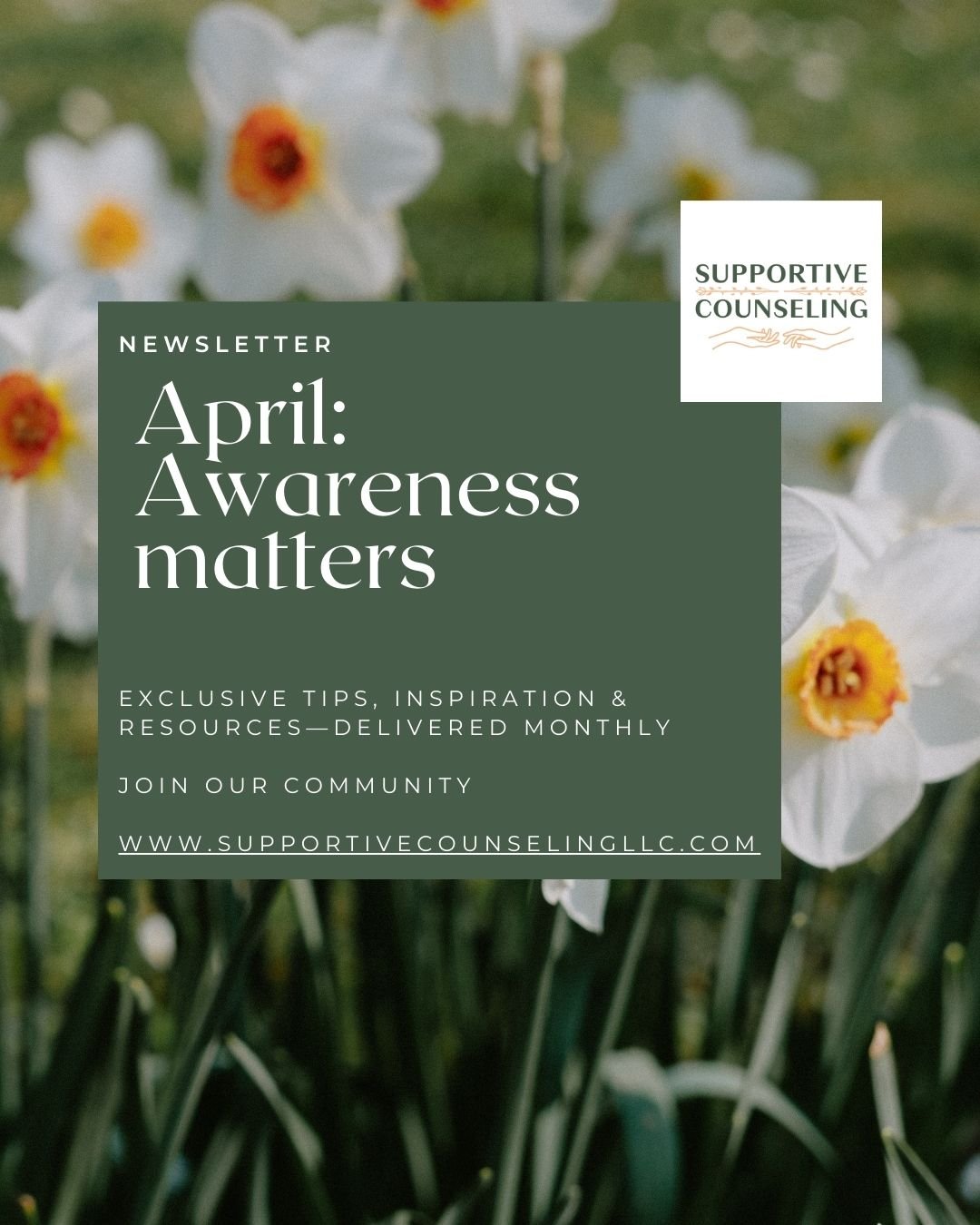 April brings awareness&mdash;but awareness doesn&rsquo;t have to mean overwhelm. 🌼

Our April newsletter focuses on emotional safety, stress support, and advocacy, with trauma-informed tools designed to help you care for your mental well-being durin