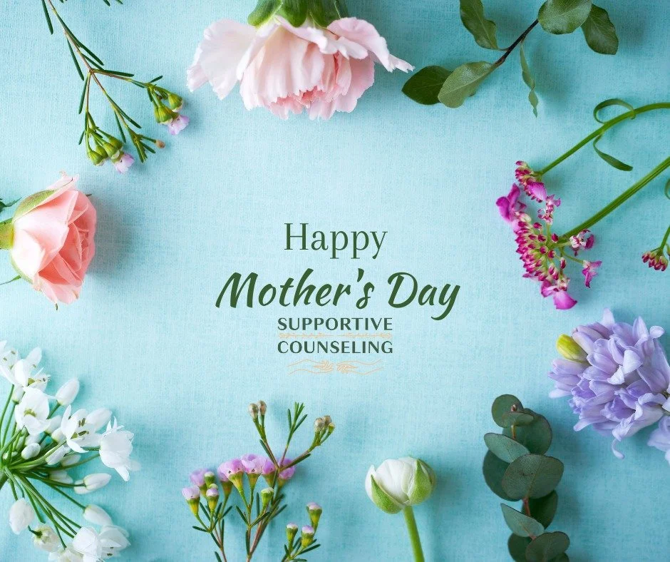 Mother&rsquo;s Day is not one-size-fits-all. 💐
Whether today feels joyful, tender, complicated, or heavy, your feelings are valid and you deserve gentleness with yourself.
 #MothersDay #SupportiveCounseling #WomenSupportingWomen #HealingJourney