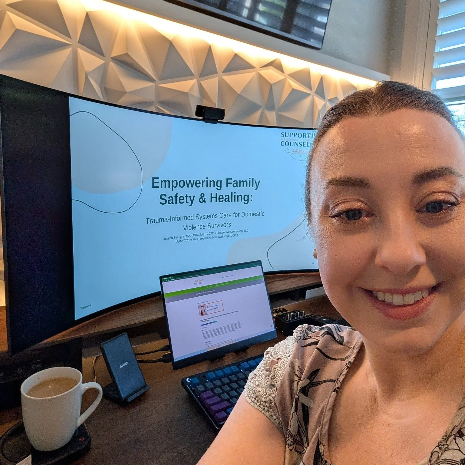 Grateful for the opportunity to present Empowering Family Safety &amp; Healing: Trauma-Informed Systems Care for Domestic Violence Survivors this past week. 💛

This conversation focused on what happens after violence has disrupted trust, safety, and