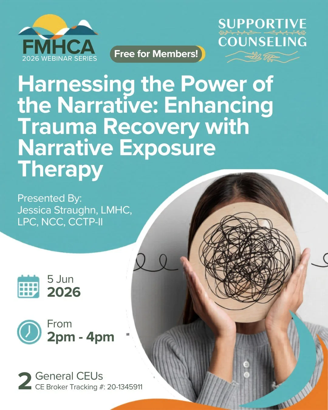 We&rsquo;re honored to share that our founder, Jessica Straughn, LMHC, LPC, NCC, CCTP-II, will be presenting with the Florida Mental Health Counselors Association @fmhca this June. 💛

Harnessing the Power of the Narrative: Enhancing Trauma Recovery 