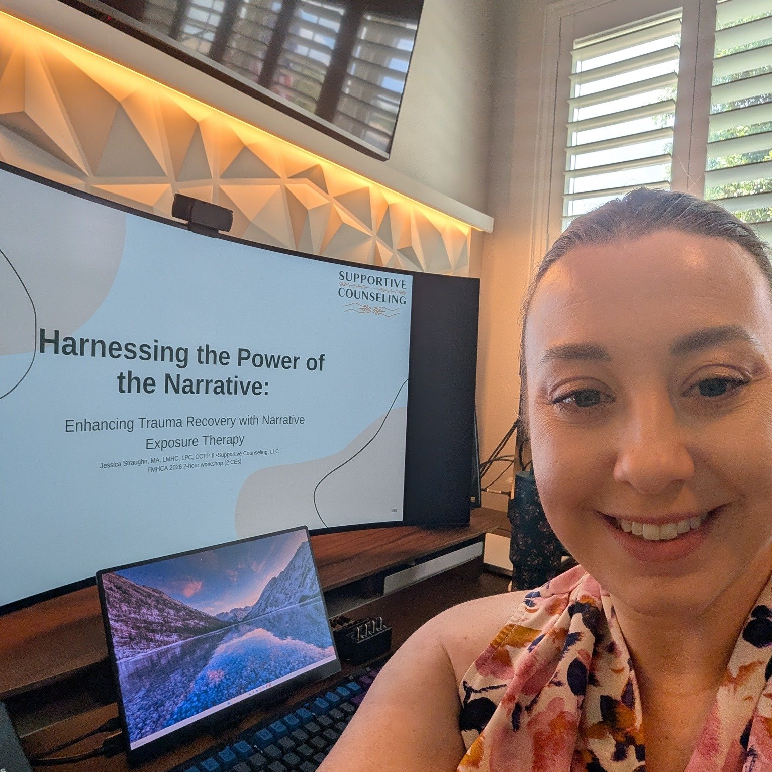 Grateful for the opportunity to present Harnessing the Power of the Narrative: Enhancing Trauma Recovery with Narrative Exposure Therapy with @fmhca this week. 💛

This conversation focused on how clinicians can support trauma recovery through struct