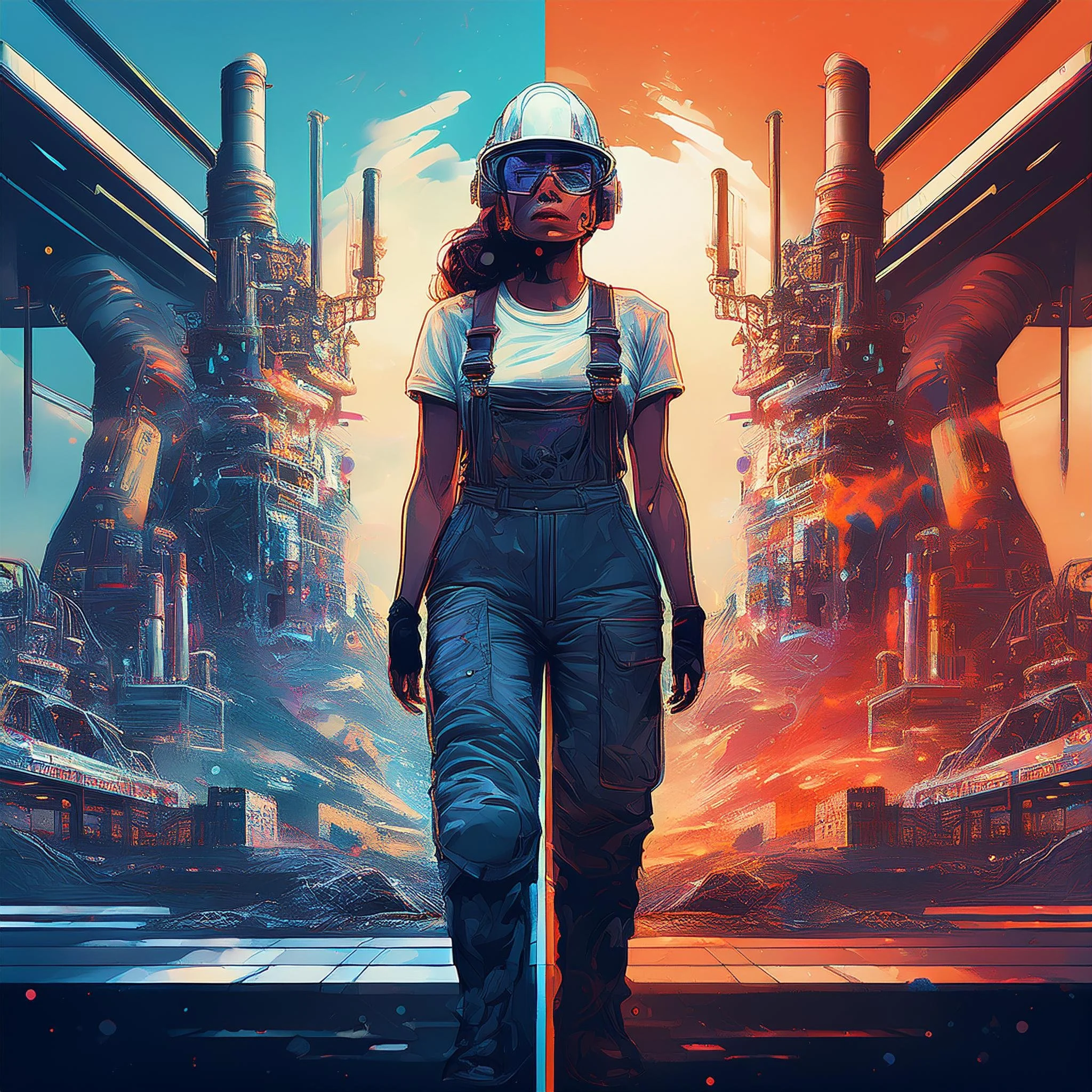 Firefly Create an illustration that encapsulates the book's journey from blue-collar roots to manufa (3).jpg