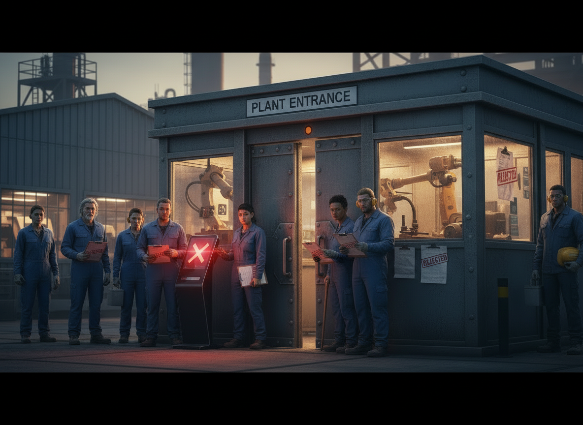 manufacturing workforce getting rejected from the high paying careers