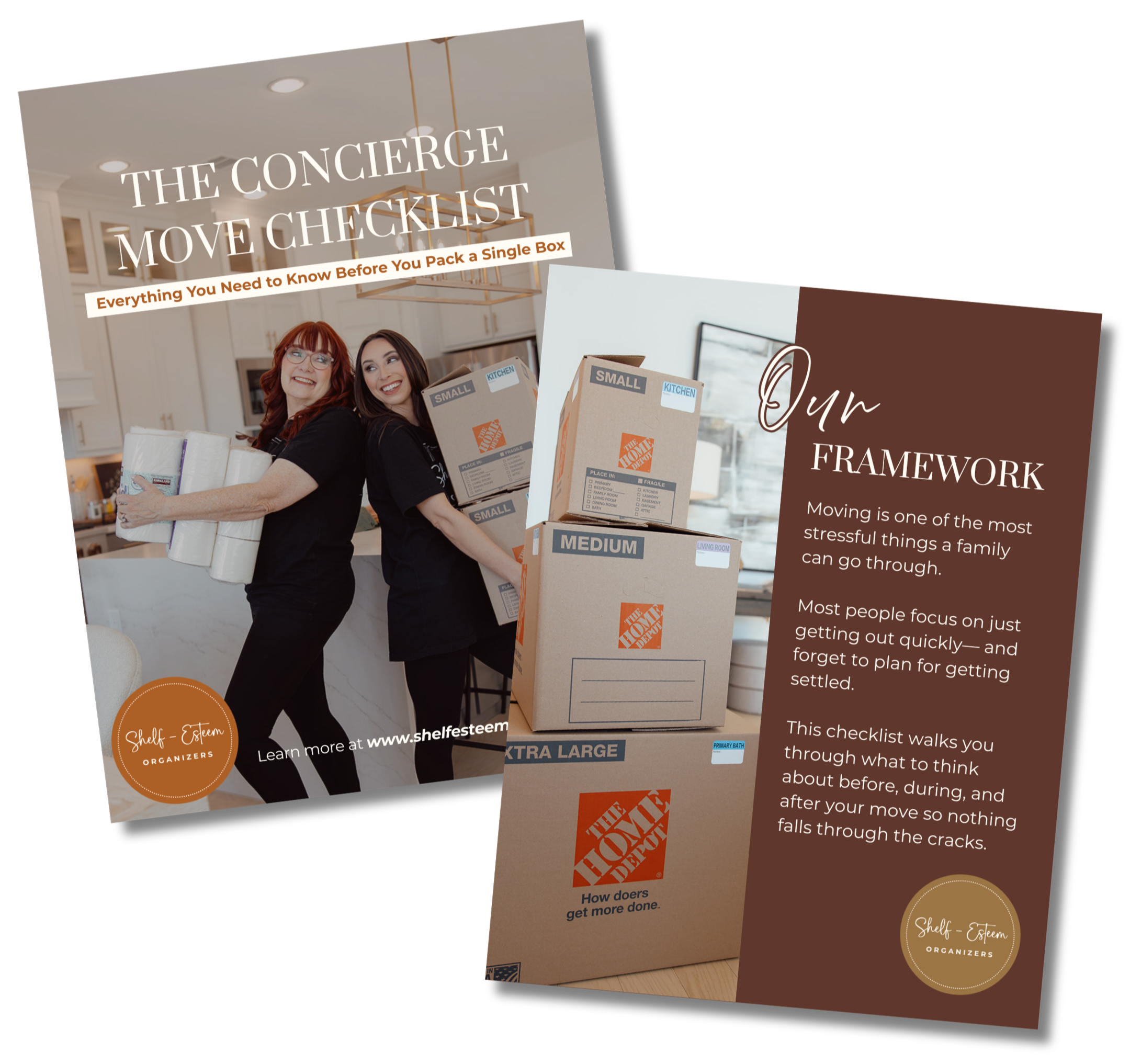 Free concierge move checklist for Houston families by Shelf-Esteem Organizers — everything you need to know before during and after your move