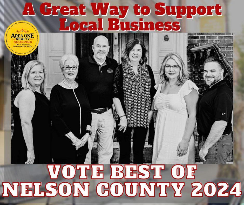 🎊🎉 Show Your Hometown Spirit 🎉🎊
Take a moment to Vote 🗳️ Best of Nelson County 2024!🍦🍗🍔🍕🎂🍩🥩🥃 Support ALL your local favorites! 

Area One Realty would appreciate your vote for Best Real Estate Agency!  Best of luck to all the participant
