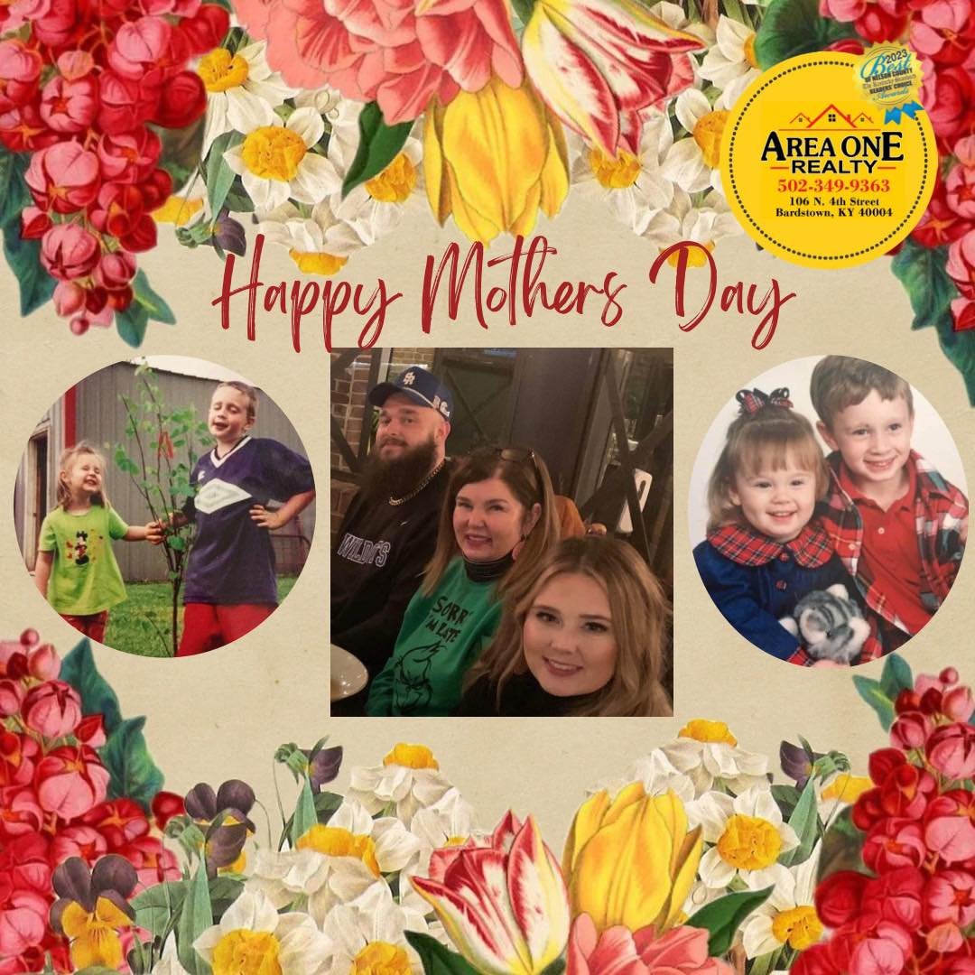 🌼🌺🌸💐Happy Mothers Day💐🌸🌺 🌼
Area One Realty would like to wish all the Mom&rsquo;s out there a very Happy Mothers Day! May you enjoy a wonderful day filled with love &amp; laughter spending precious moments with the ones you love &amp; making 