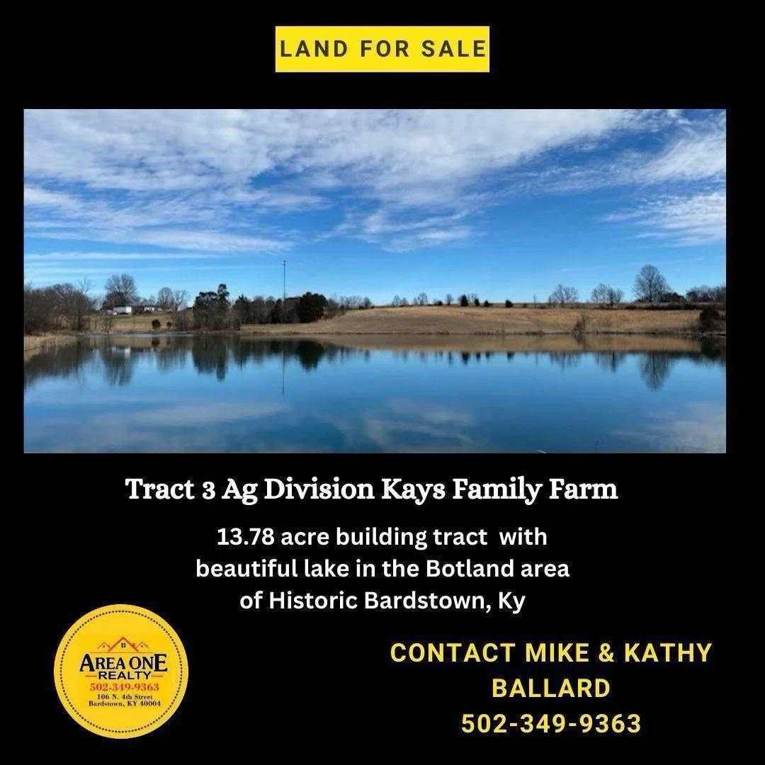 🍁🏡Don&rsquo;t miss your chance to own this beautiful 13.78-acre tract of land with lovely lake located in the Botland area of Nelson County, Ky. This lovely tract is the perfect location to build your forever home 🏡 . It provides the feel of the c