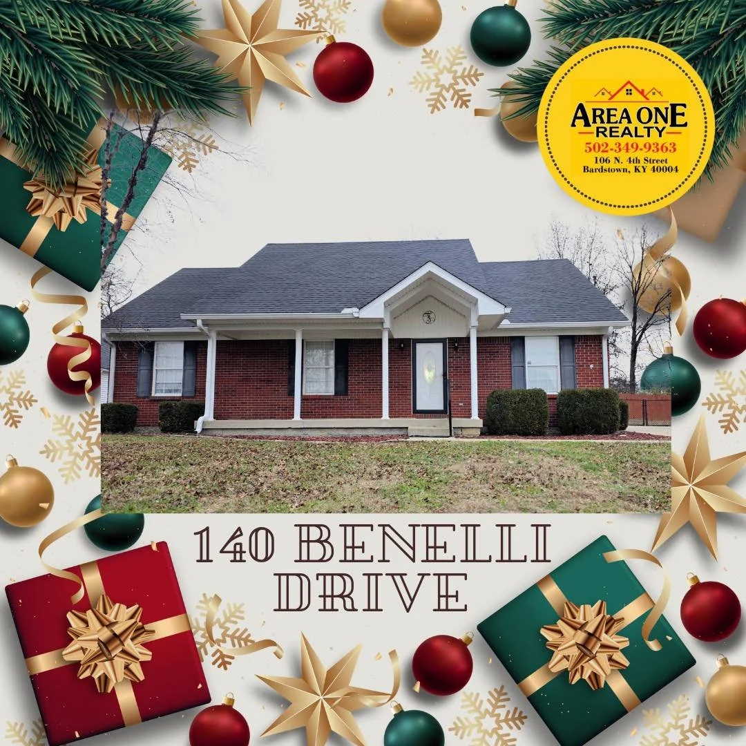 ☃️🌲 HOME FOR THE HOLIDAYS 🌲☃️
Welcome home to this well-maintained 3 bedroom, 2 bath brick, ranch style home tucked away in the desirable Hunter&rsquo;s Ridge Subdivision at 140 Benelli Drive offered by Kara Hamilton of Area One Realty!

This GREAT
