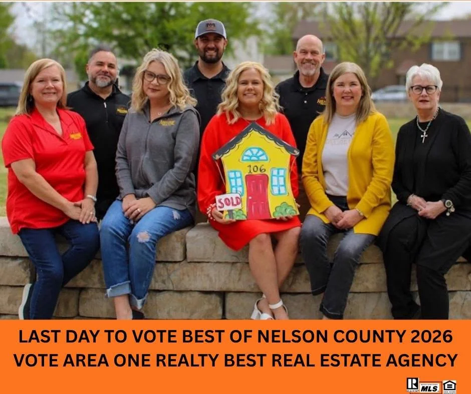 ⏰⏰ ⏰ TIME IS RUNNING OUT ⏰ ⏰⏰

TODAY!  is the LAST day to cast your vote 🗳️ for Best of Nelson County 2026! Take a moment to support our local businesses by voting TODAY!  Area One Realty would very much appreciate your vote 🗳️ for Best Real Estate