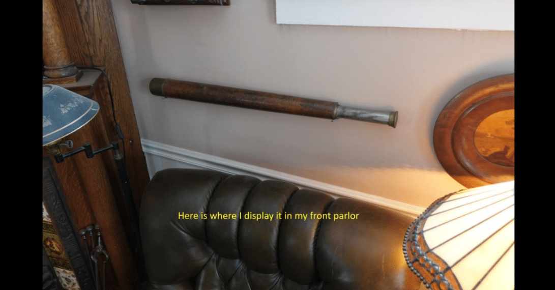 Antique of the Month - A 19th Century Maritime Spyglass from either Norway or Denmark