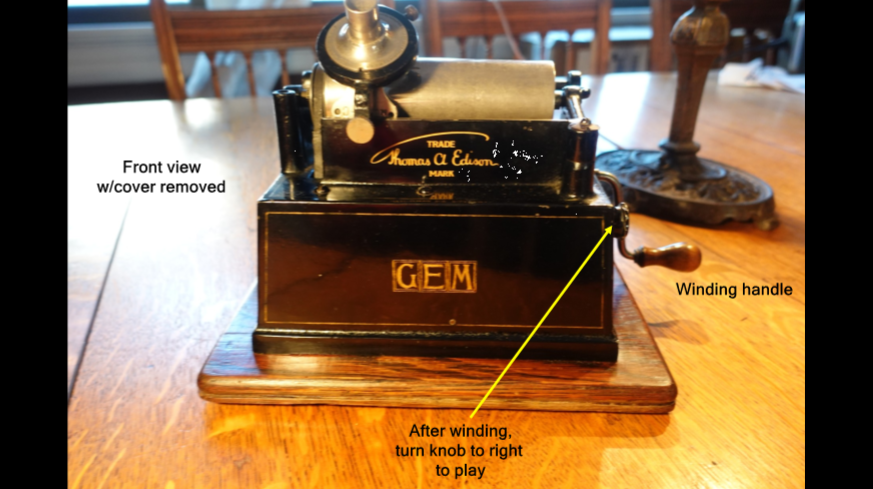 Antique of the Month -A 1905 Edison Gem Phonograph, Model B (it still works!)