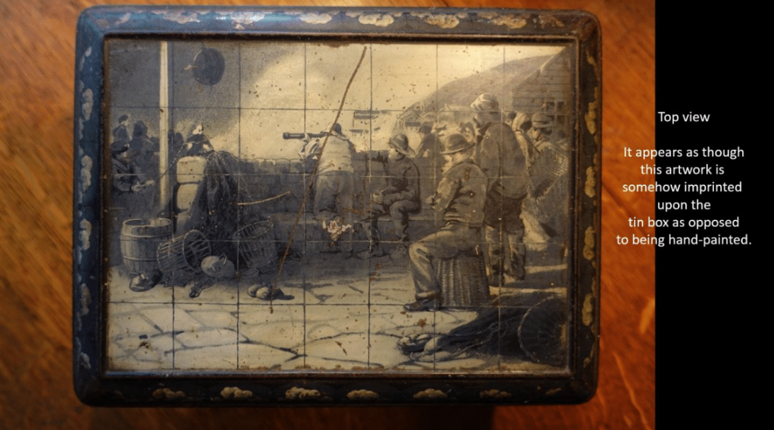 Antique of the Month -A 19th or Early 20th Century Maritime-Themed Mustard Box