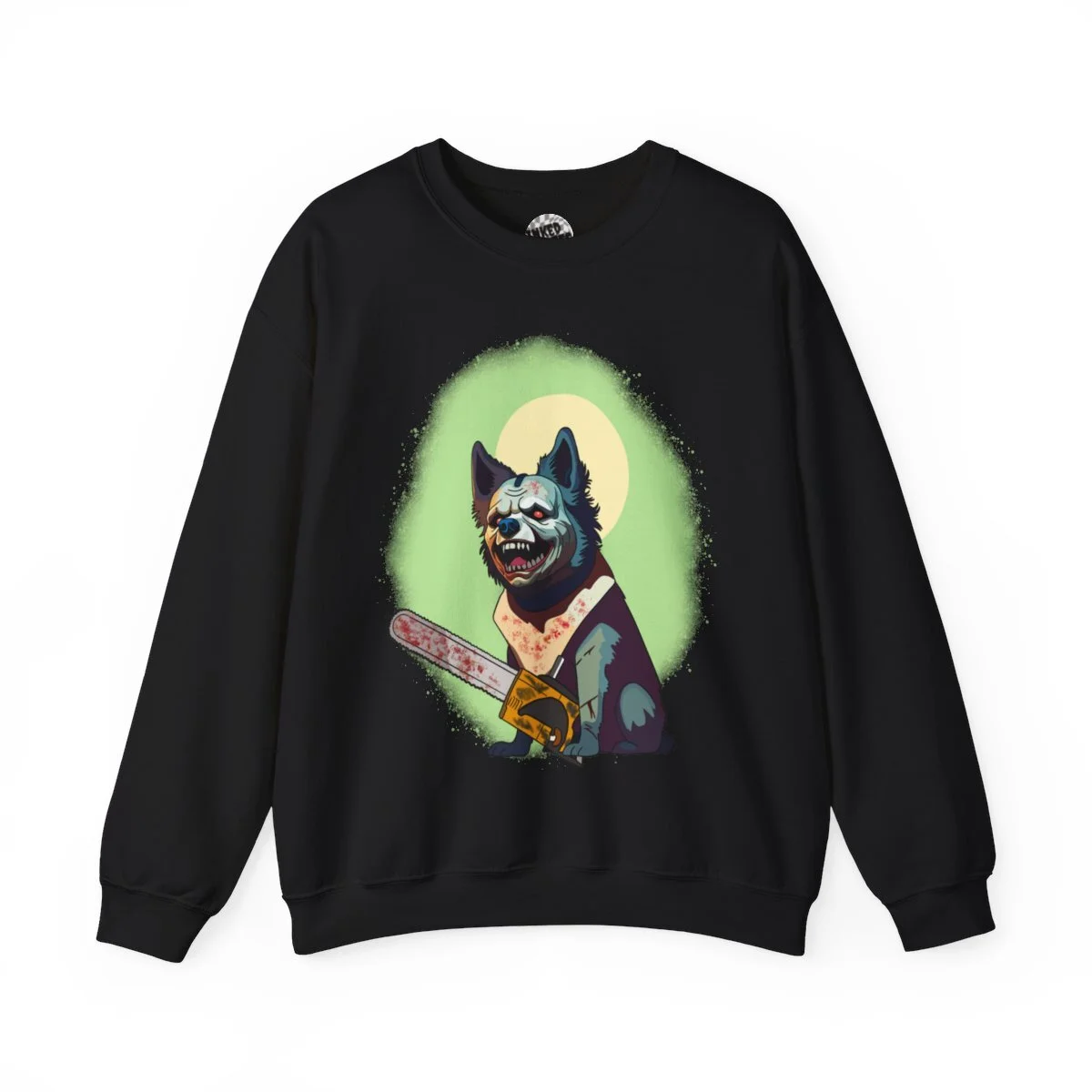 【BlackEyePatch】DISC MEDIA LOGO CREW SWEAT BlackEyePatch】DISC MEDIA LOGO CREW SWEAT