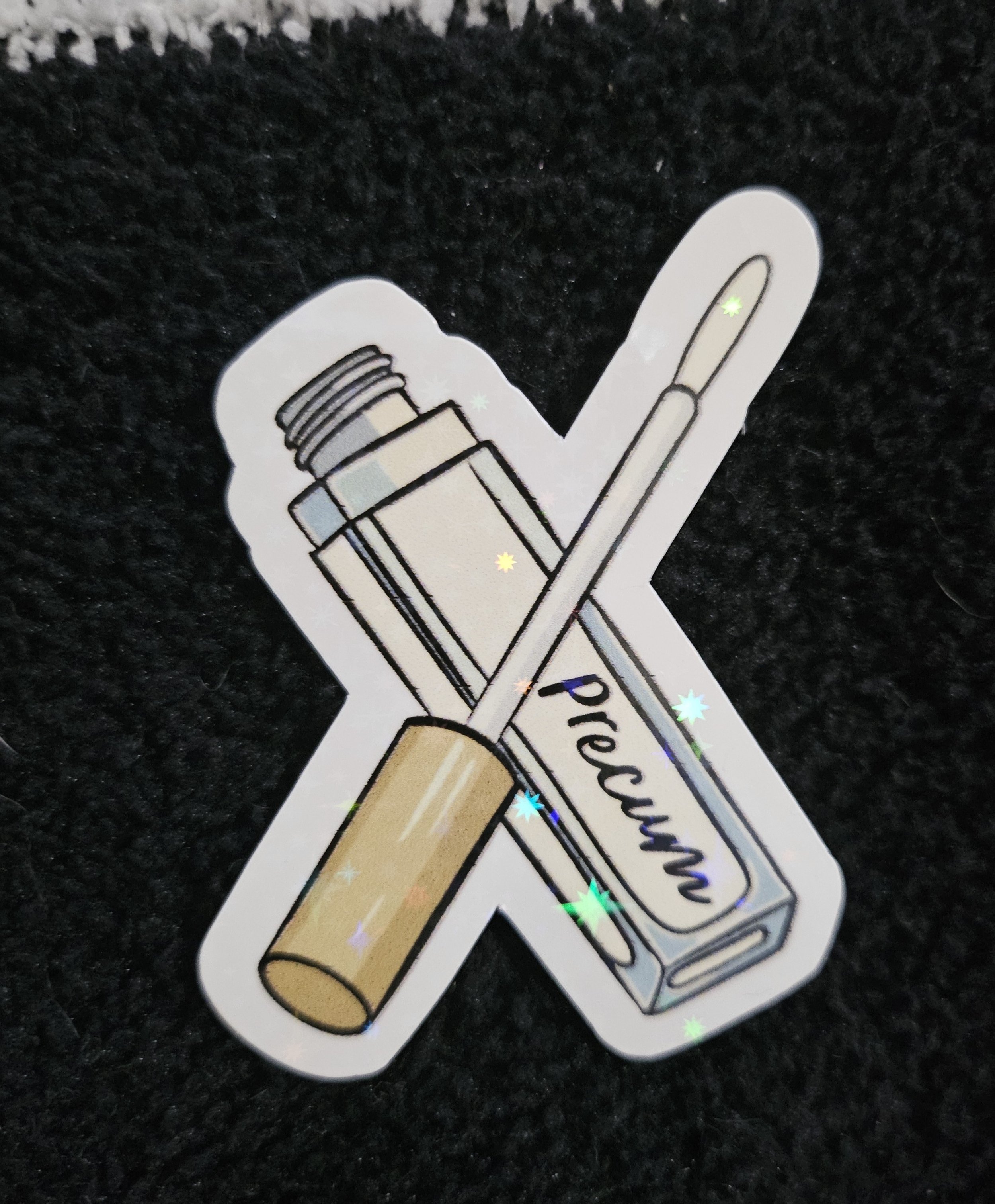 Precum Lipgloss Sticker