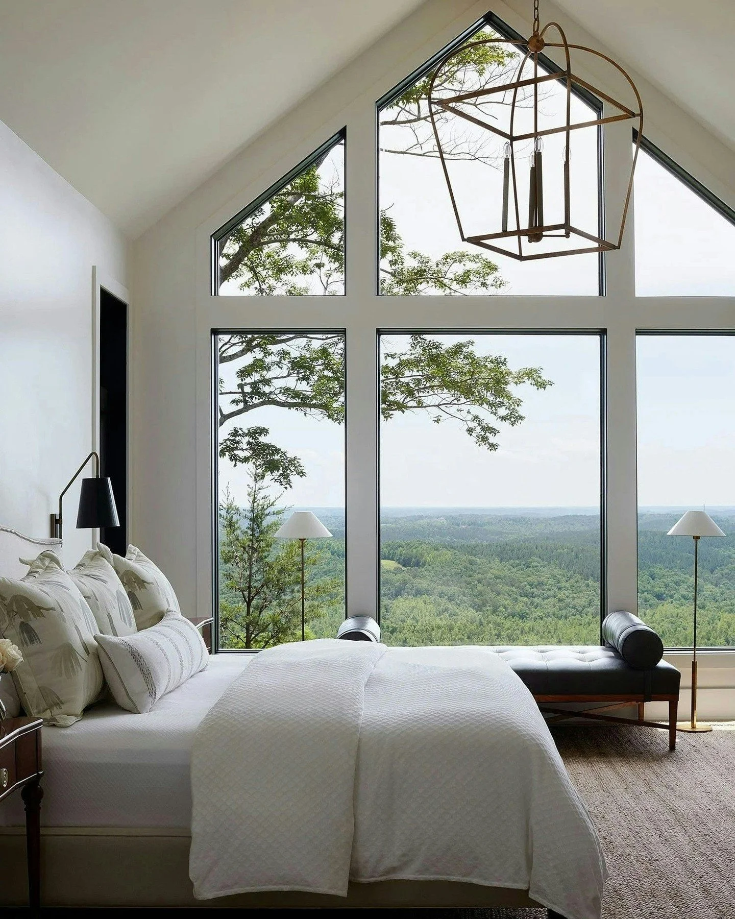 Expansive views, embraced by mountain calm. A retreat designed for quiet luxury. ✨️

Builder: @evergreencustomconstruction
Architect: @designelitesc
Photographer: @alisongootee

#carolinebrackettstudioofdesign⁠ #timelesselevateddesign #classicstyle⁠ 