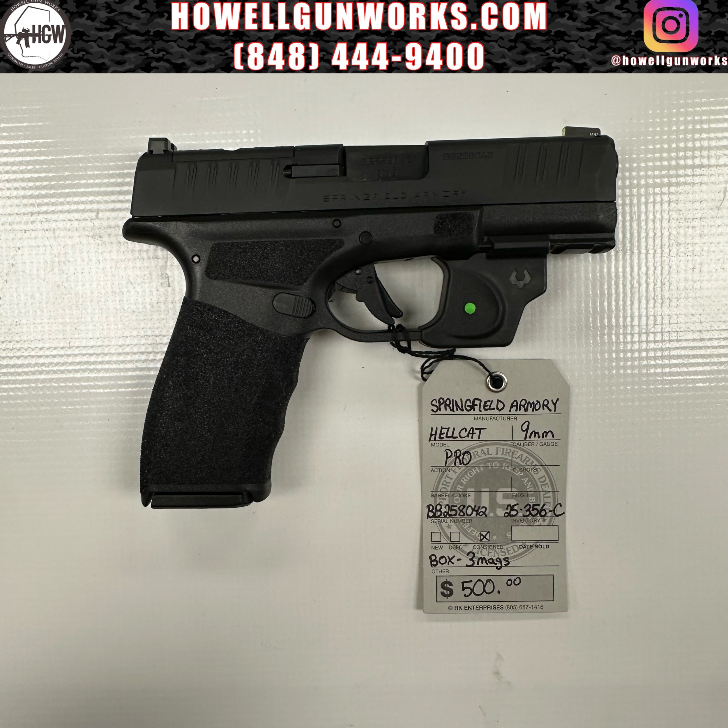 Springfield Hellcat Pro 9mm