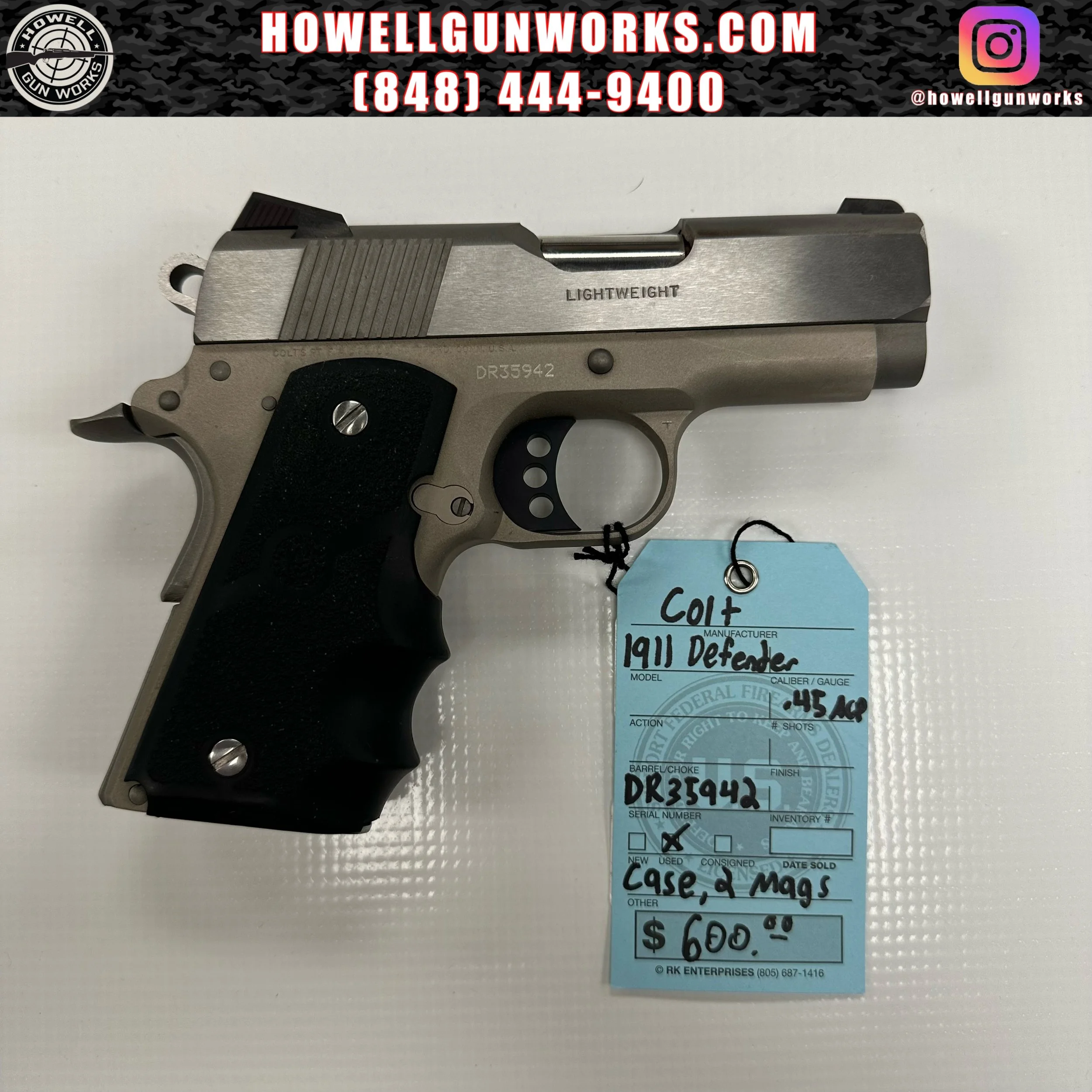 Colt 1911 Defender .45ACP