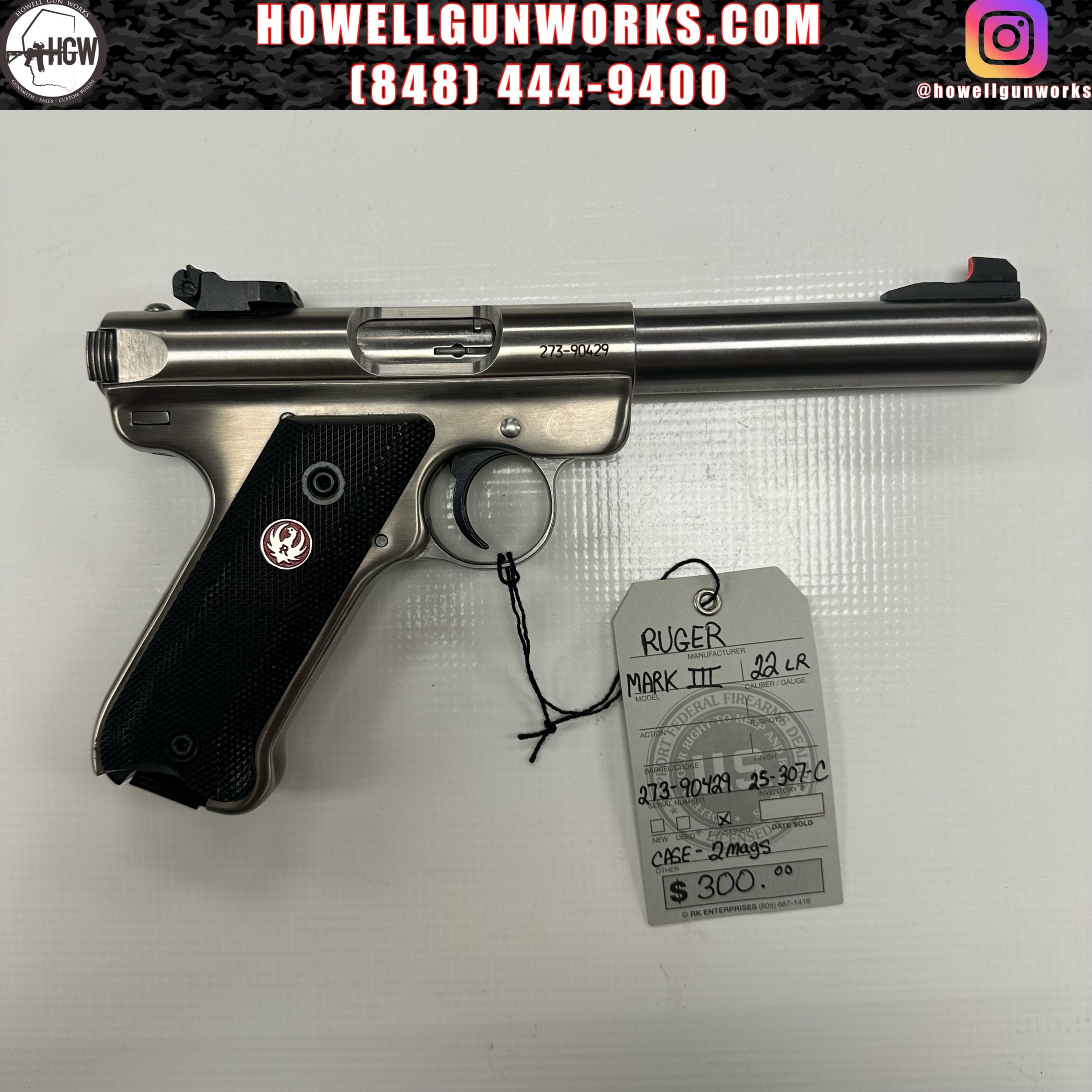 Ruger Mark III .22LR