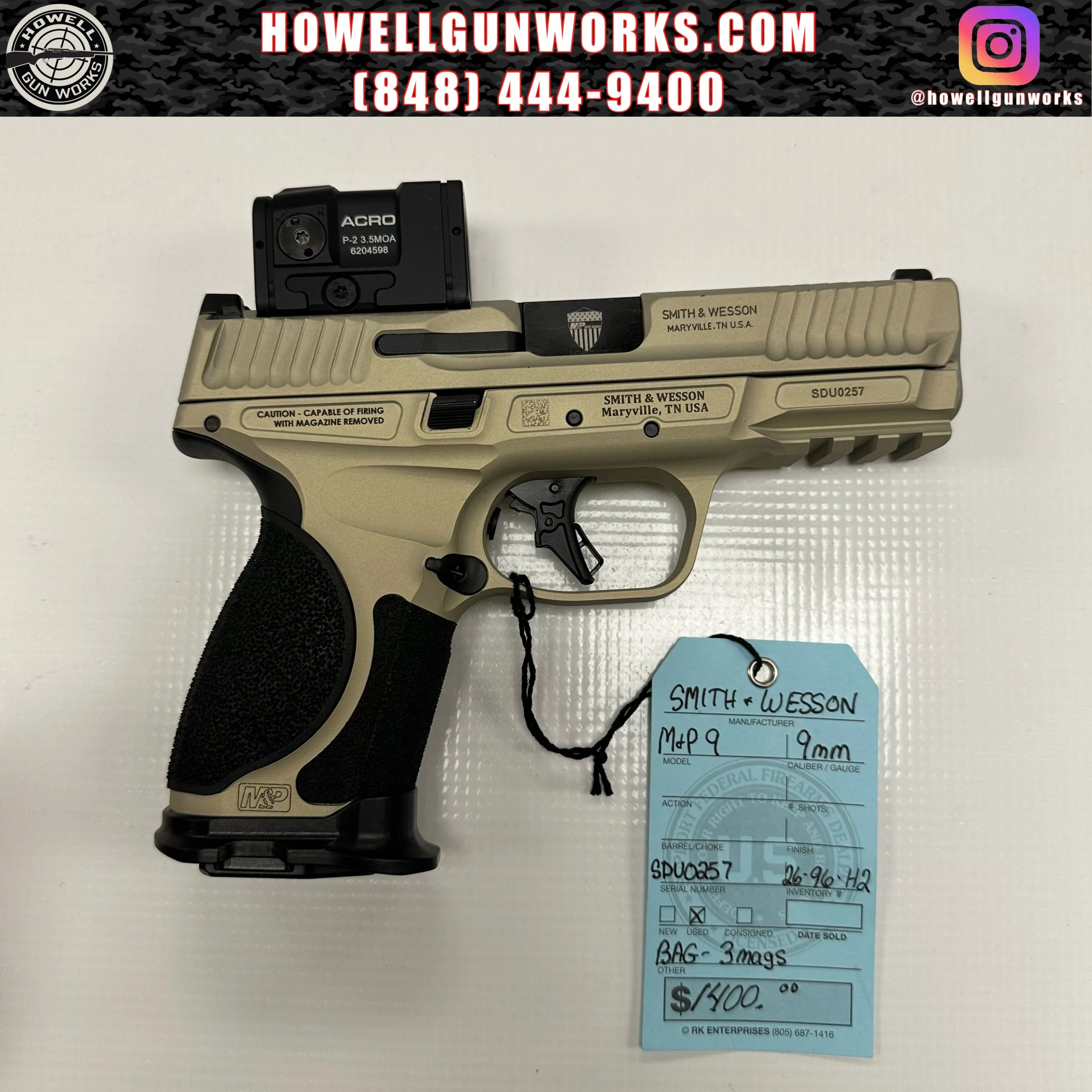 Smith & Wesson M&P9 9mm