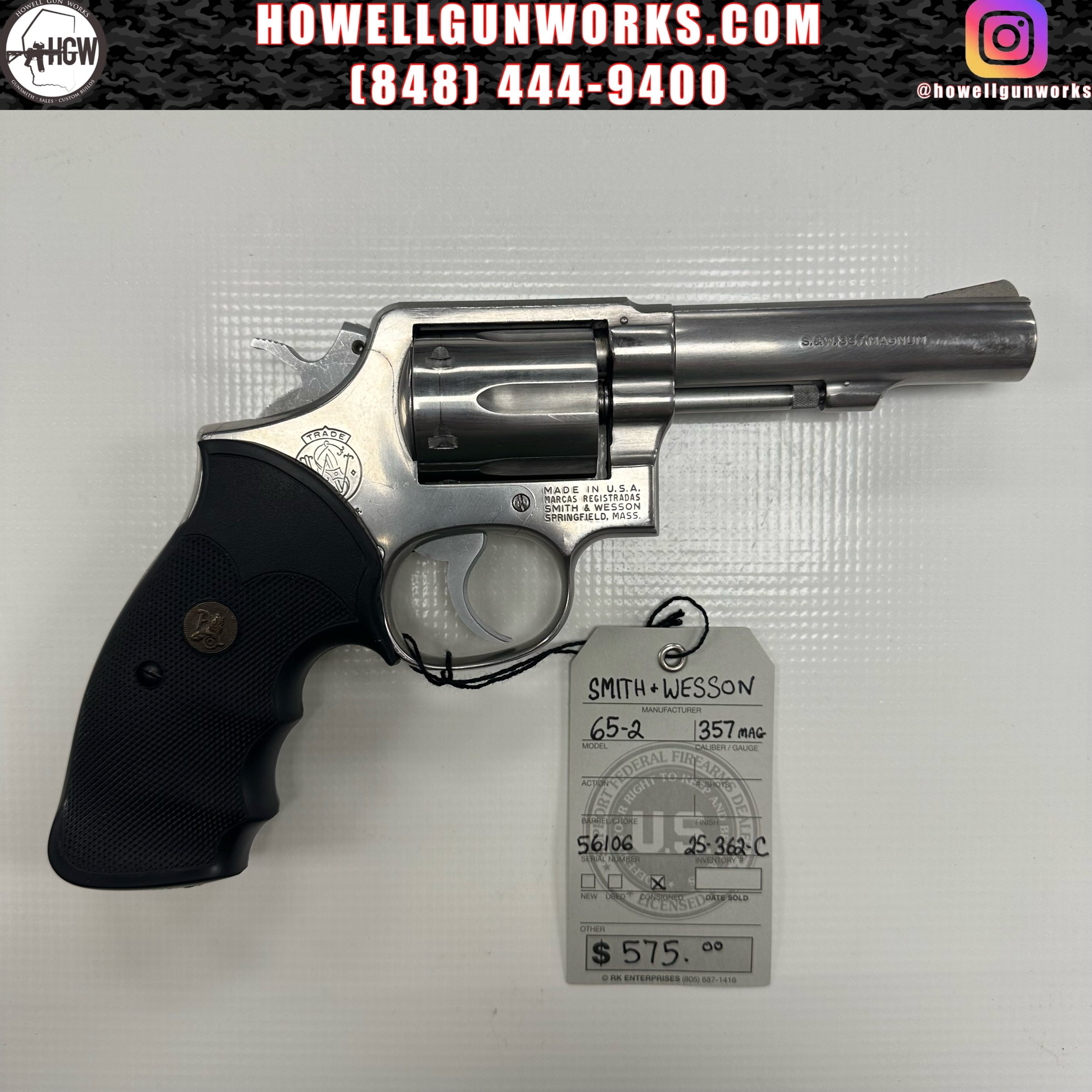 Smith & Wesson 65-2 .357Mag