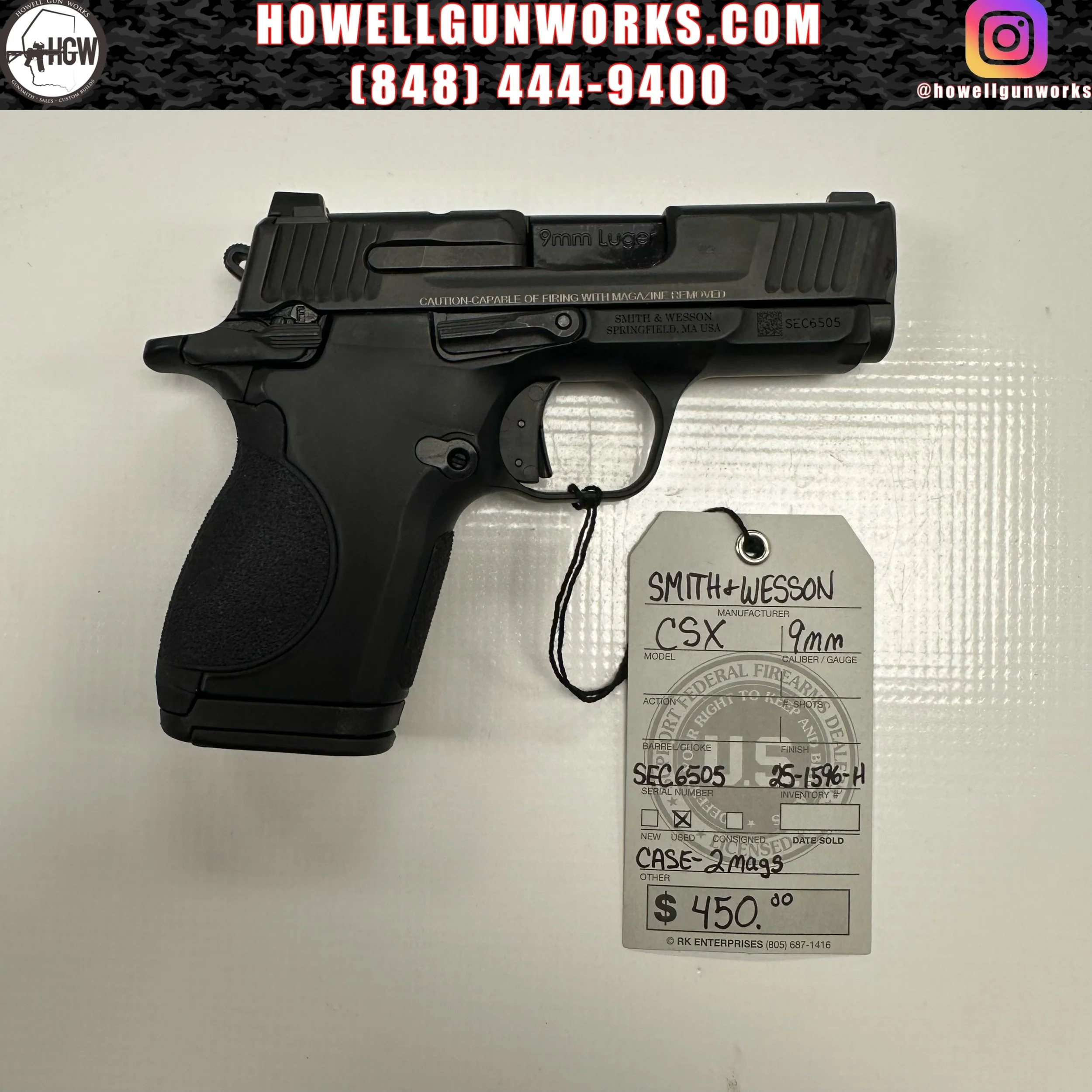 Smith & Wesson CSX 9mm